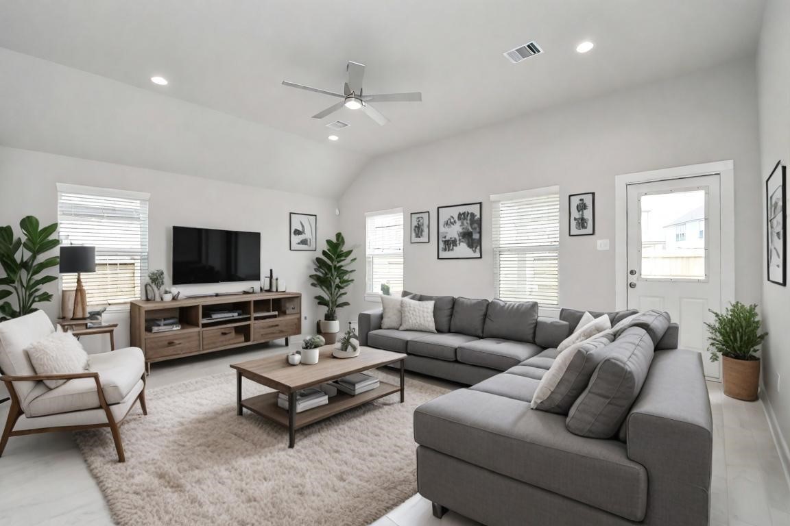 The living room offers a bright and inviting space, perfect for stylish and comfortable living. This room is virtually staged. The living room offers a bright and inviting space, perfect for stylish and comfortable living. This room is virtually staged.