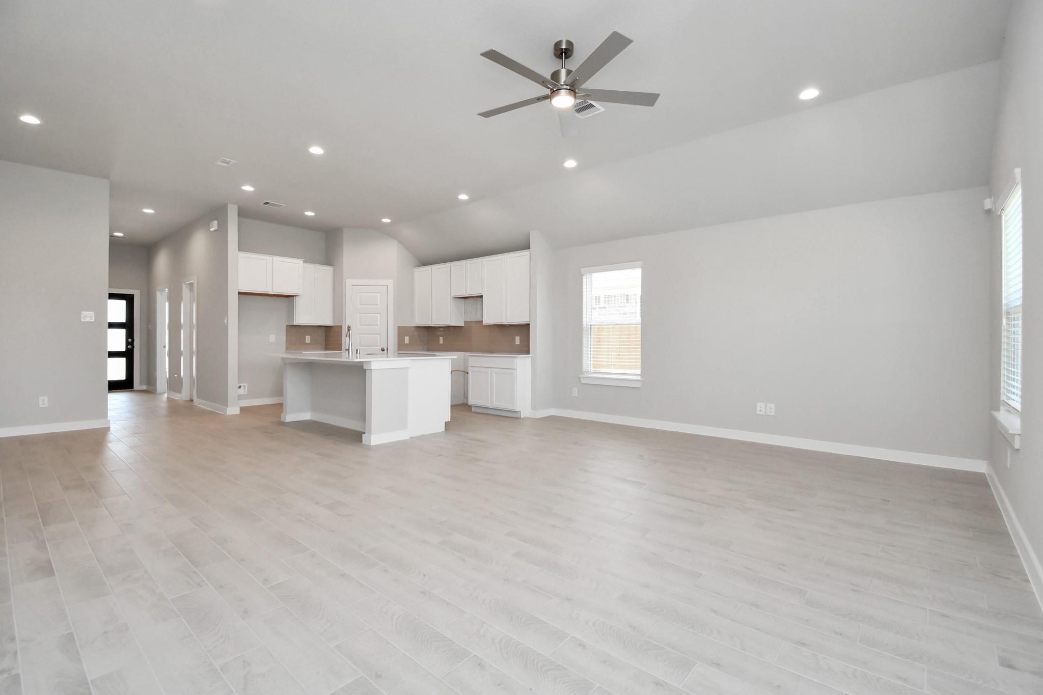 This open floor plan is great for entertaining.