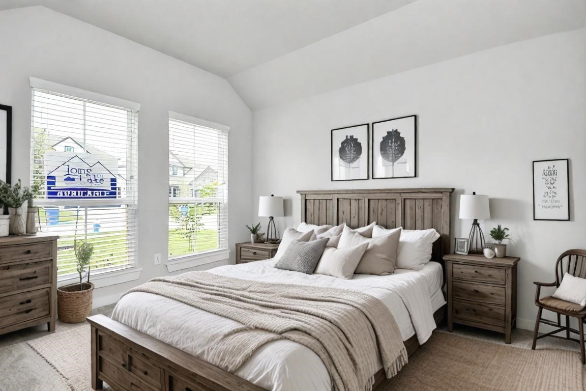 Primary bedroom.  This room is virtually staged.