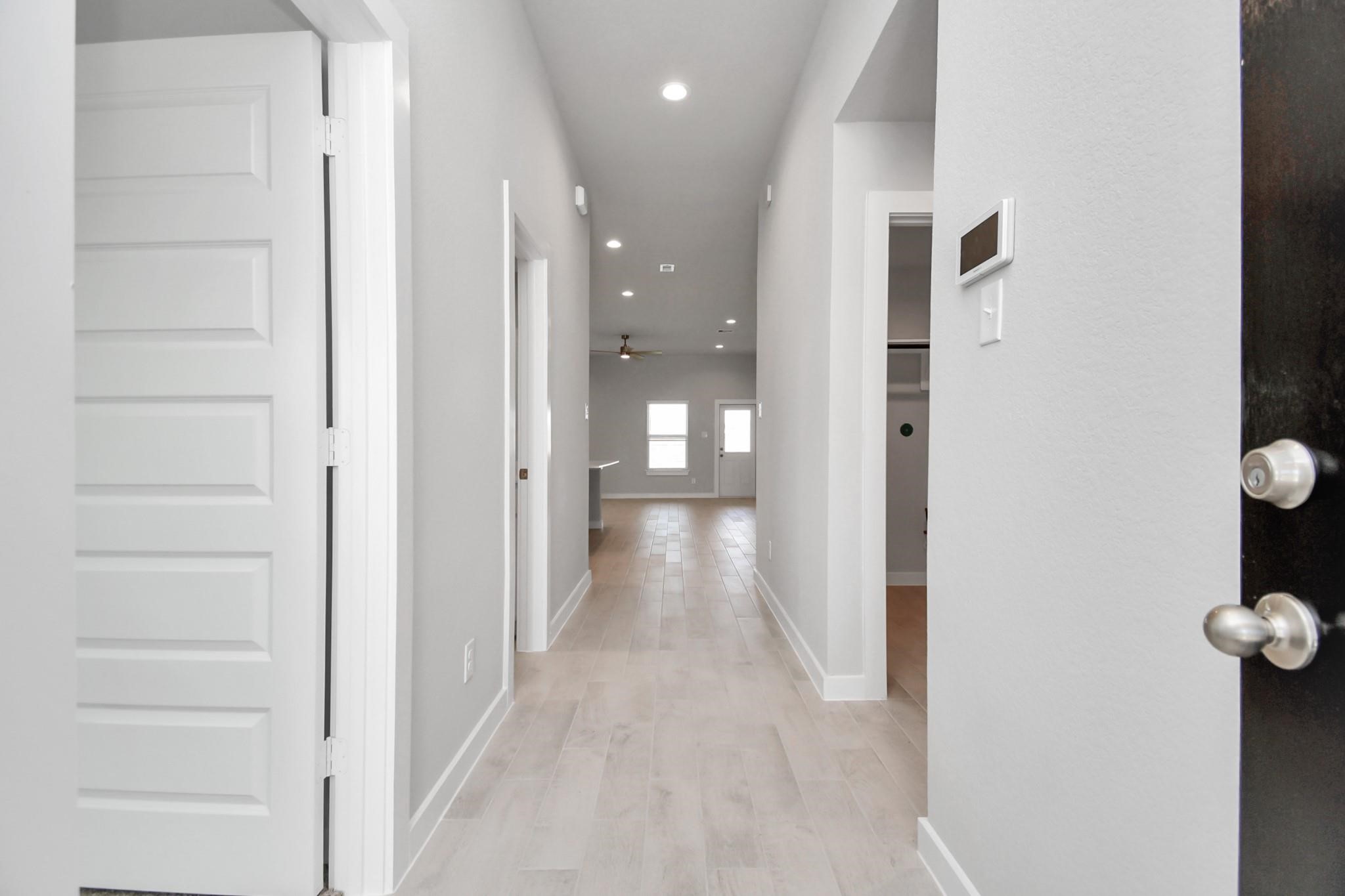 Step into this inviting entrance, where sleek modern finishes and abundant natural light warmly welcome you home. Step into this inviting entrance, where sleek modern finishes and abundant natural light warmly welcome you home.