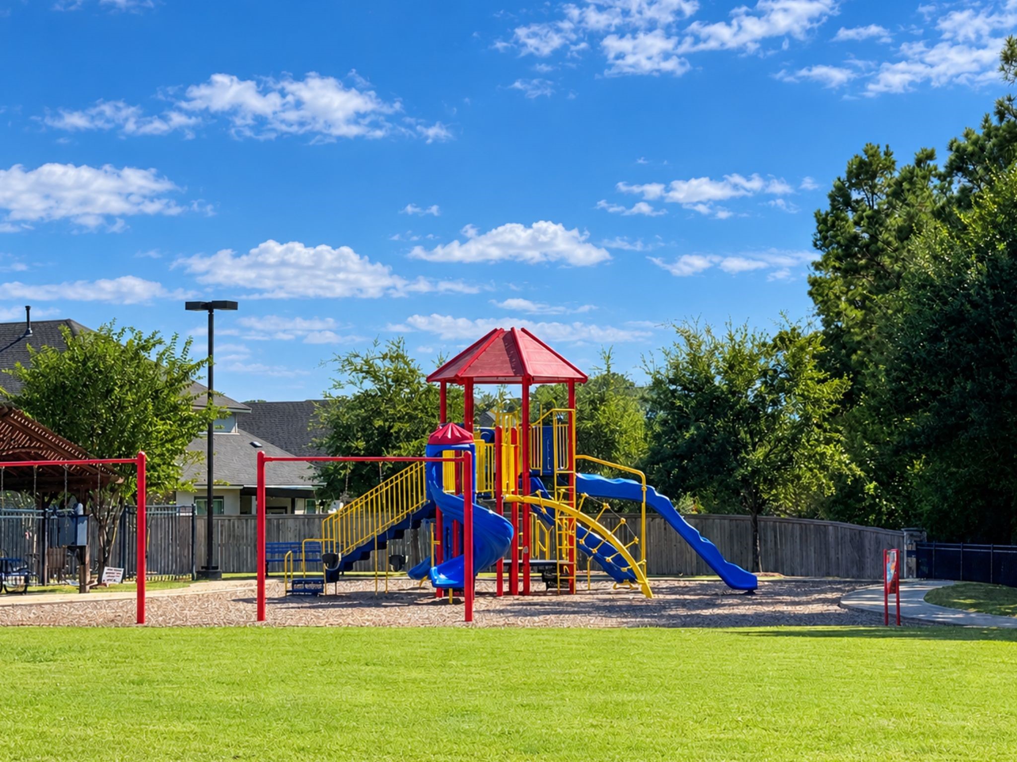 Playground & Pool are steps form your front door!!