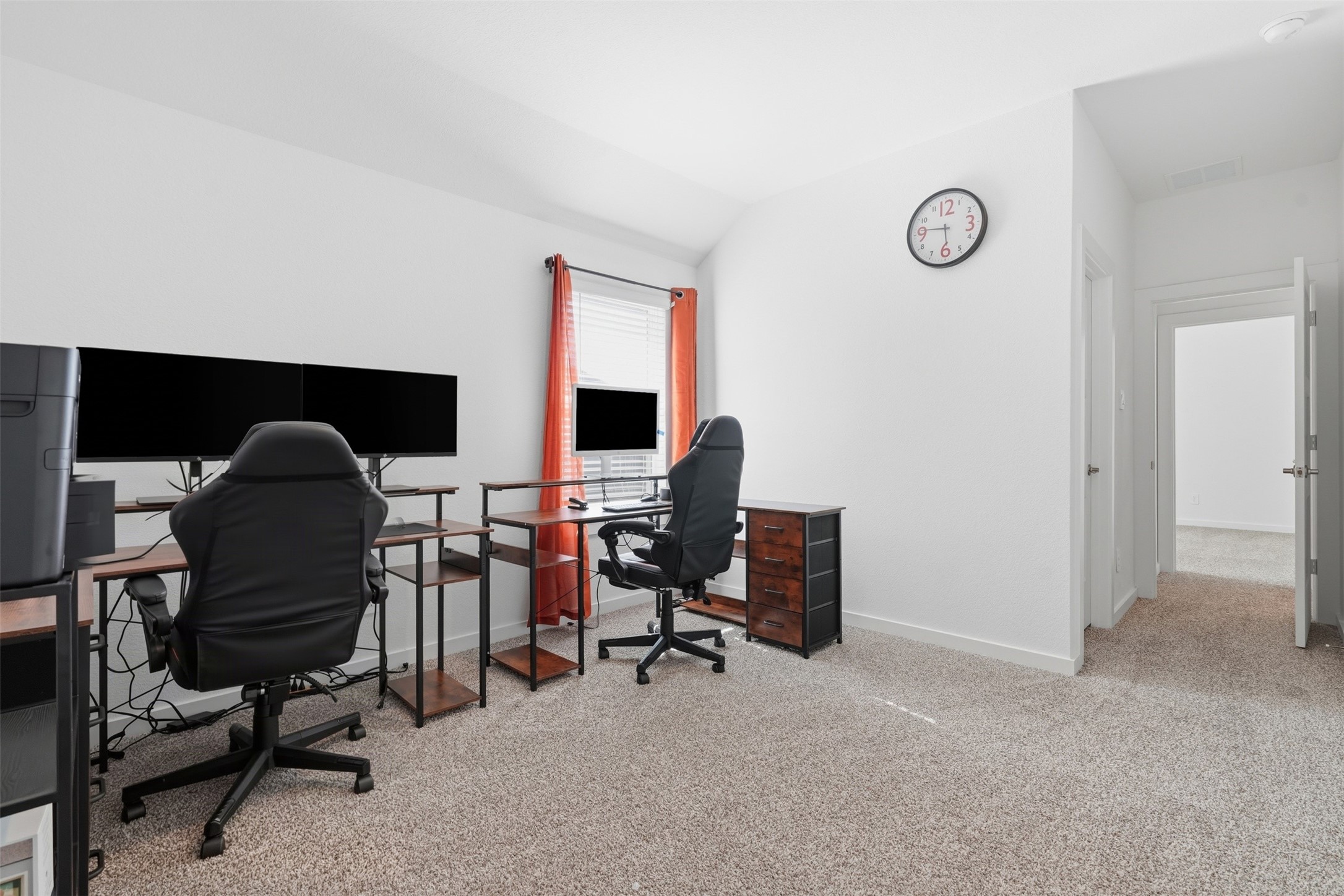 Bedroom 4 is currently used as an office.