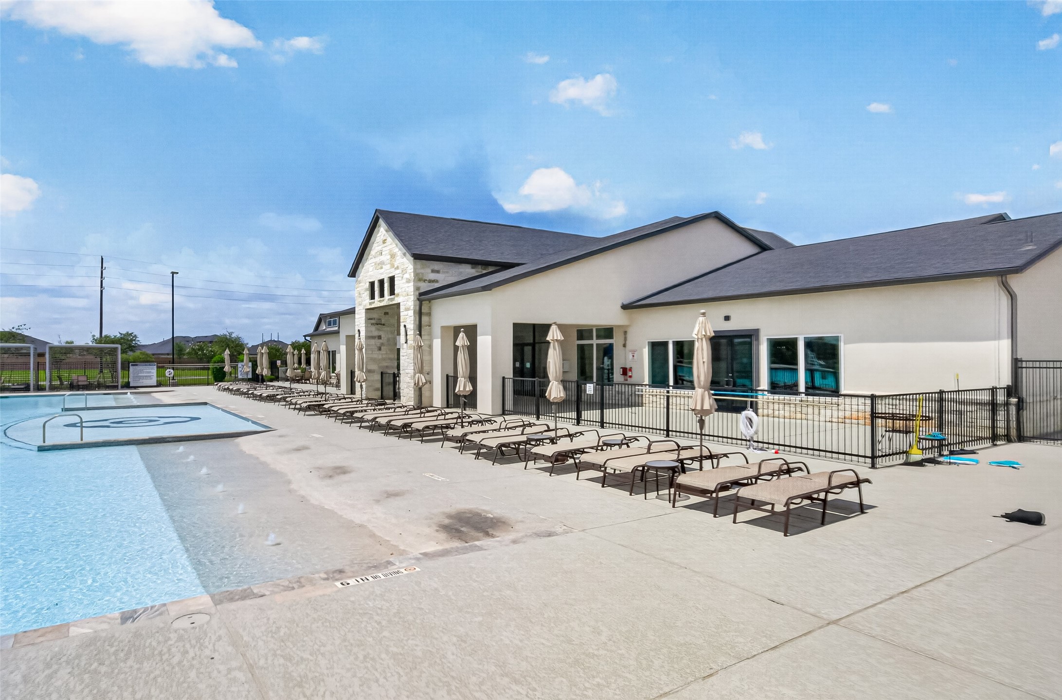 Resort style pools.