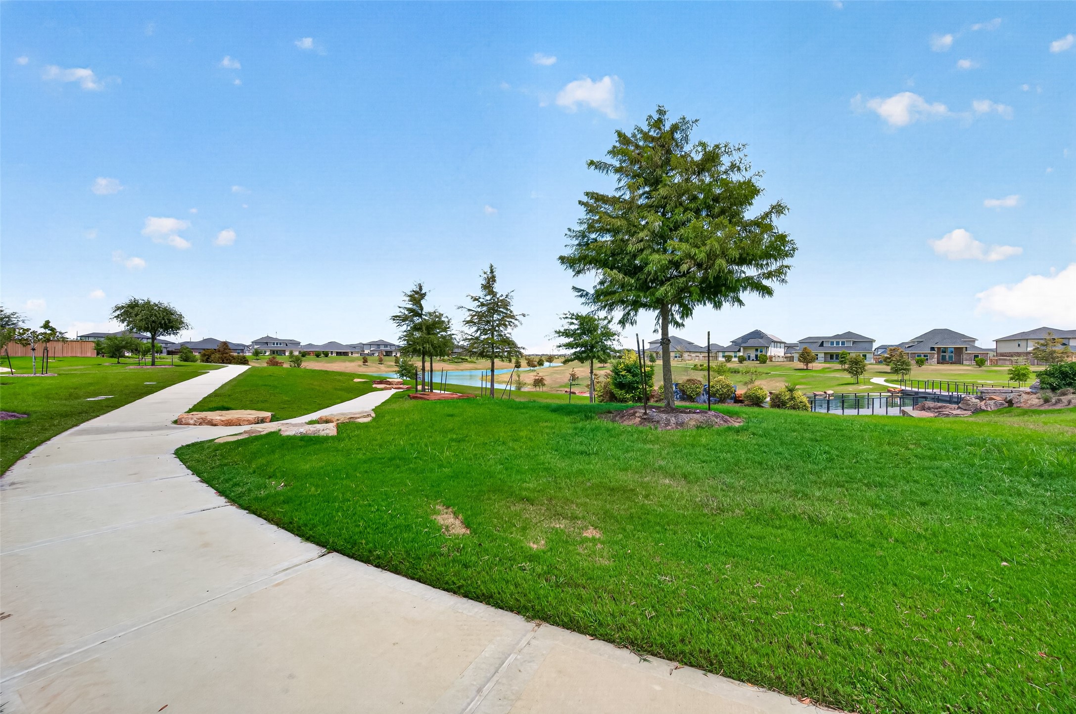 Walking trails throughout the community.