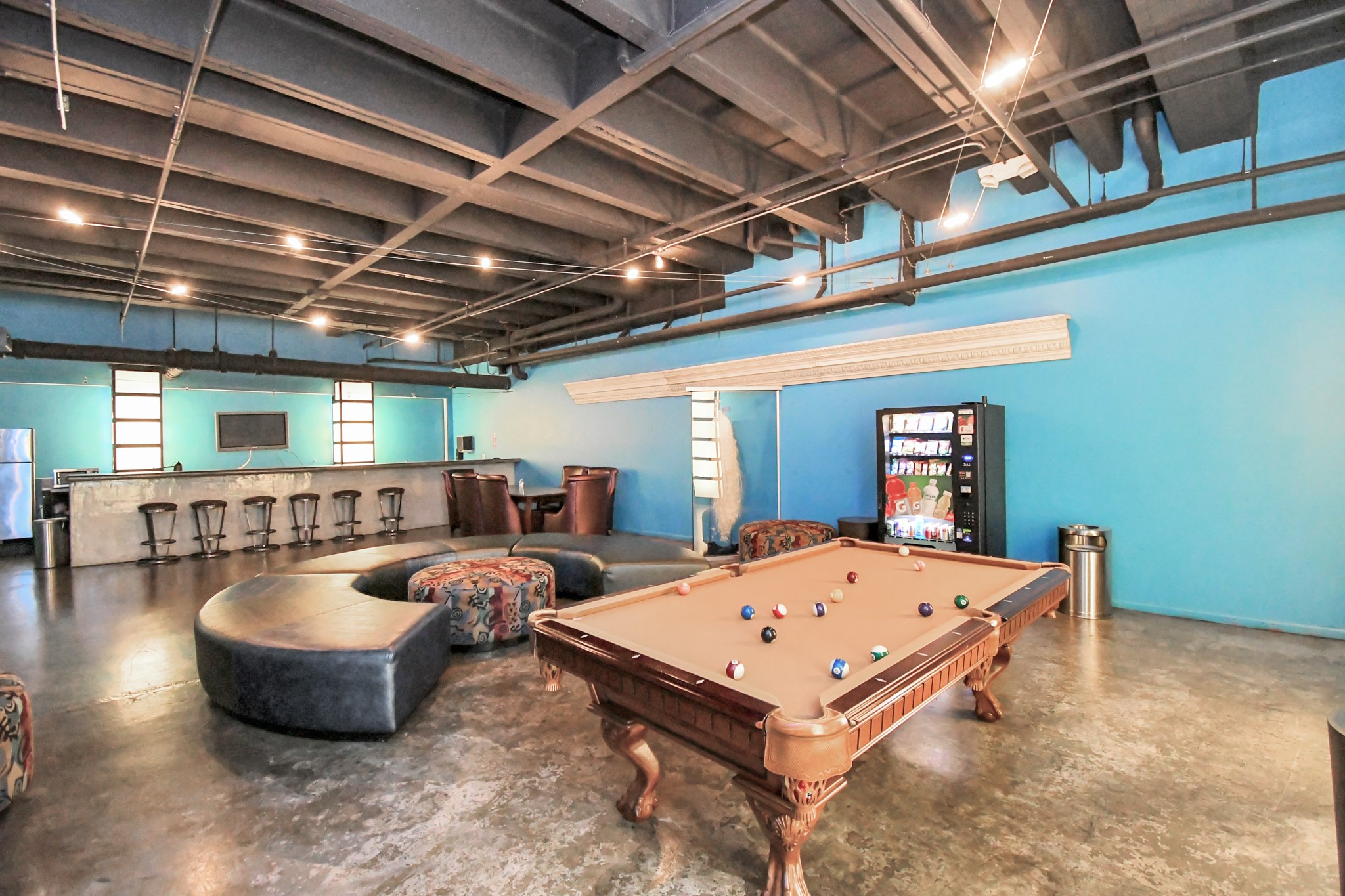 Building billiards room.