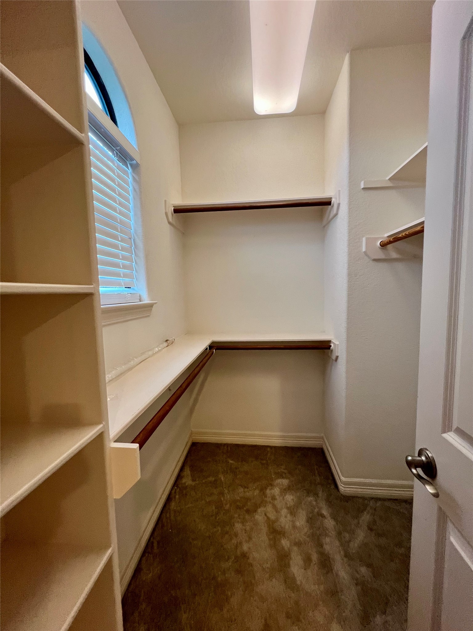 closet in the master bedroom