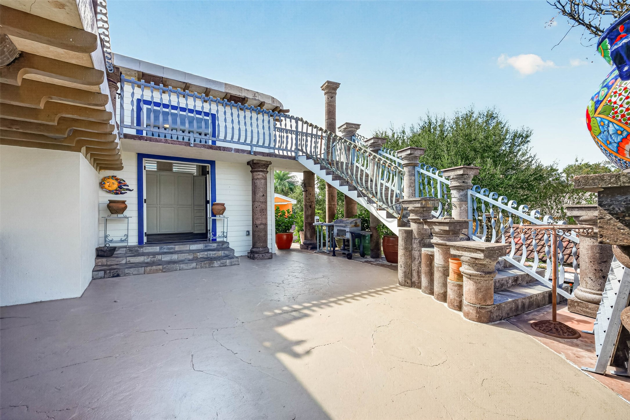 Balcony deck leads to your front door. Great private outdoor space.