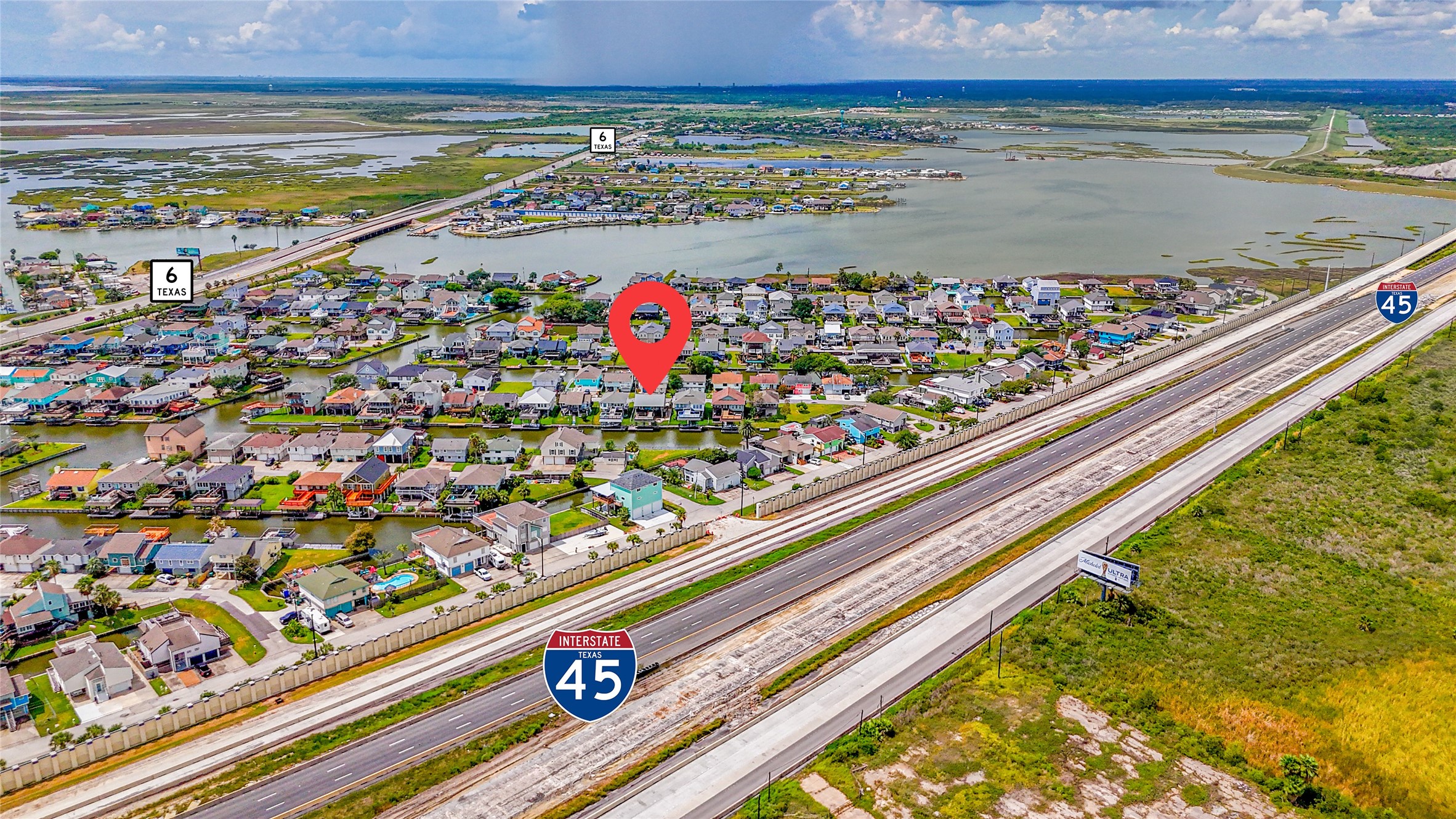 Charming waterfront community conveniently located near major highways, offering easy access to scenic views and vibrant local amenities.