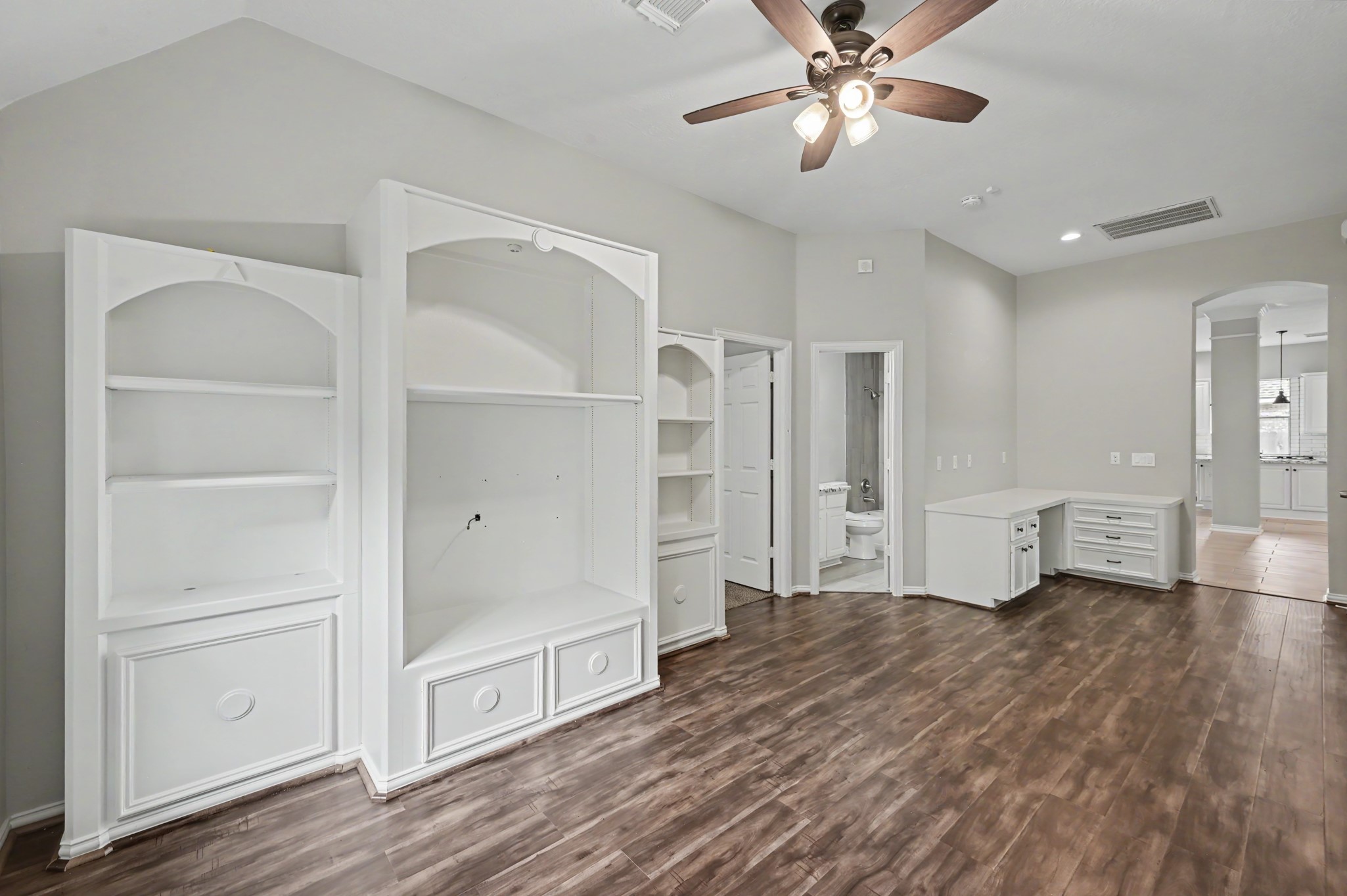 Custom built in for the flex space!