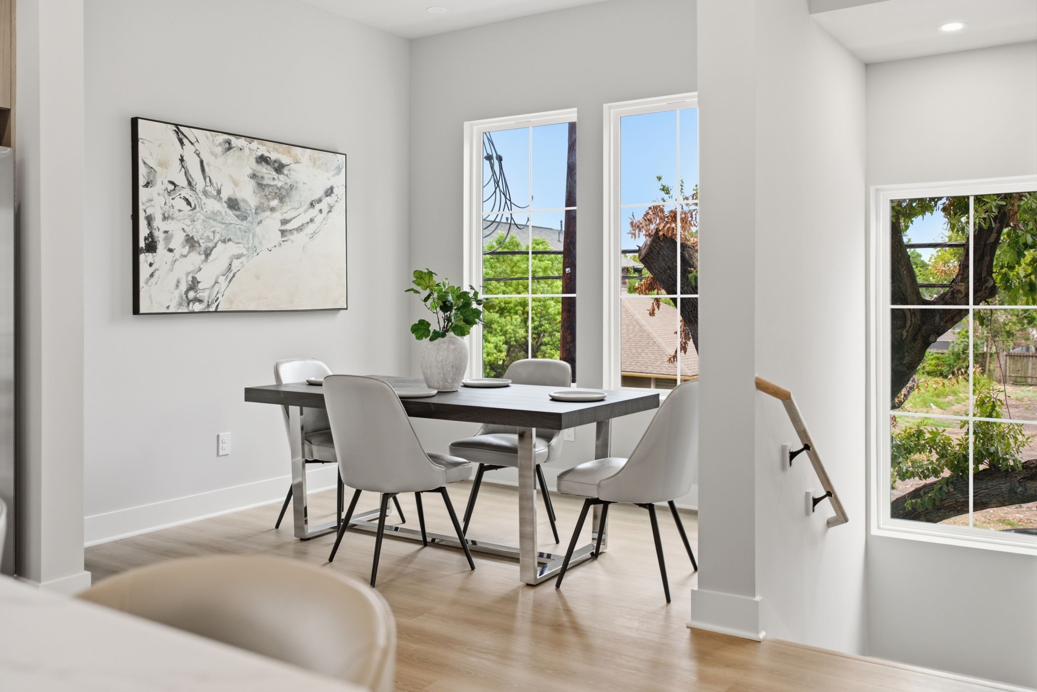 Dedicated dining area offers a comfortable setting for everyday meals and entertaining.