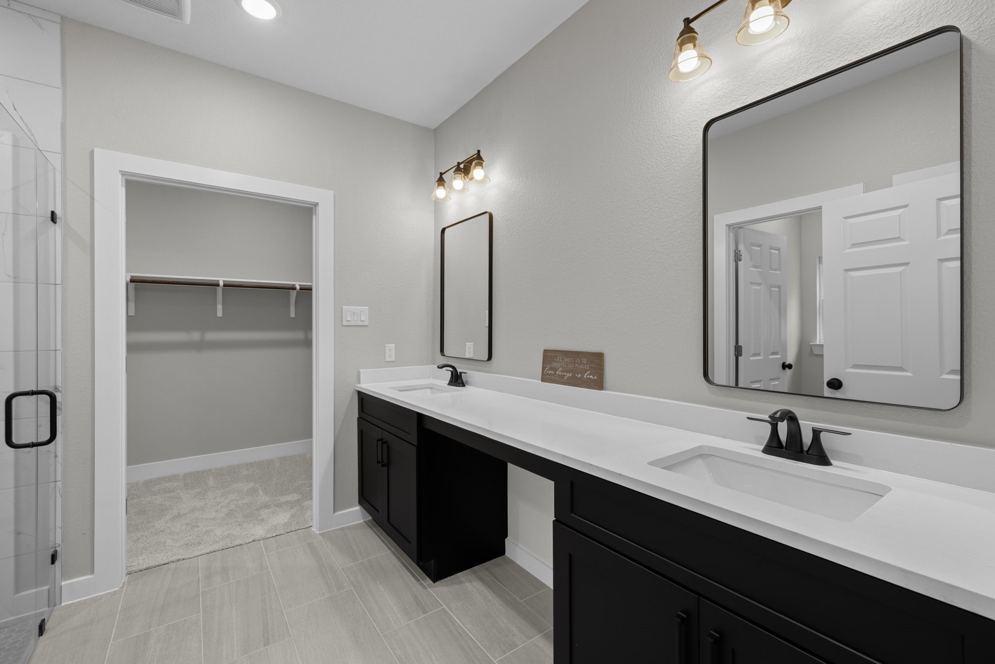 Double Sinks in Primary Bathroom