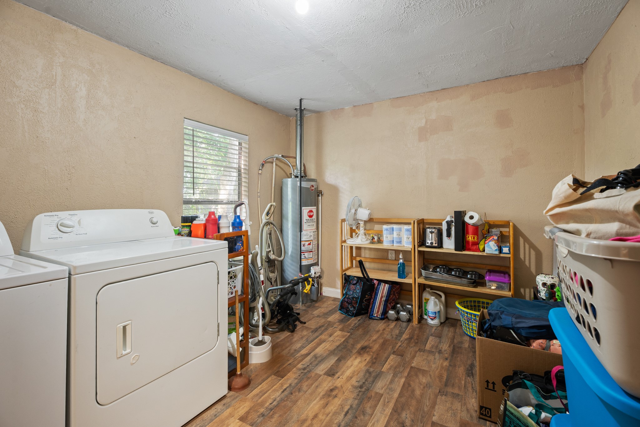 Oversized utility room in the house...