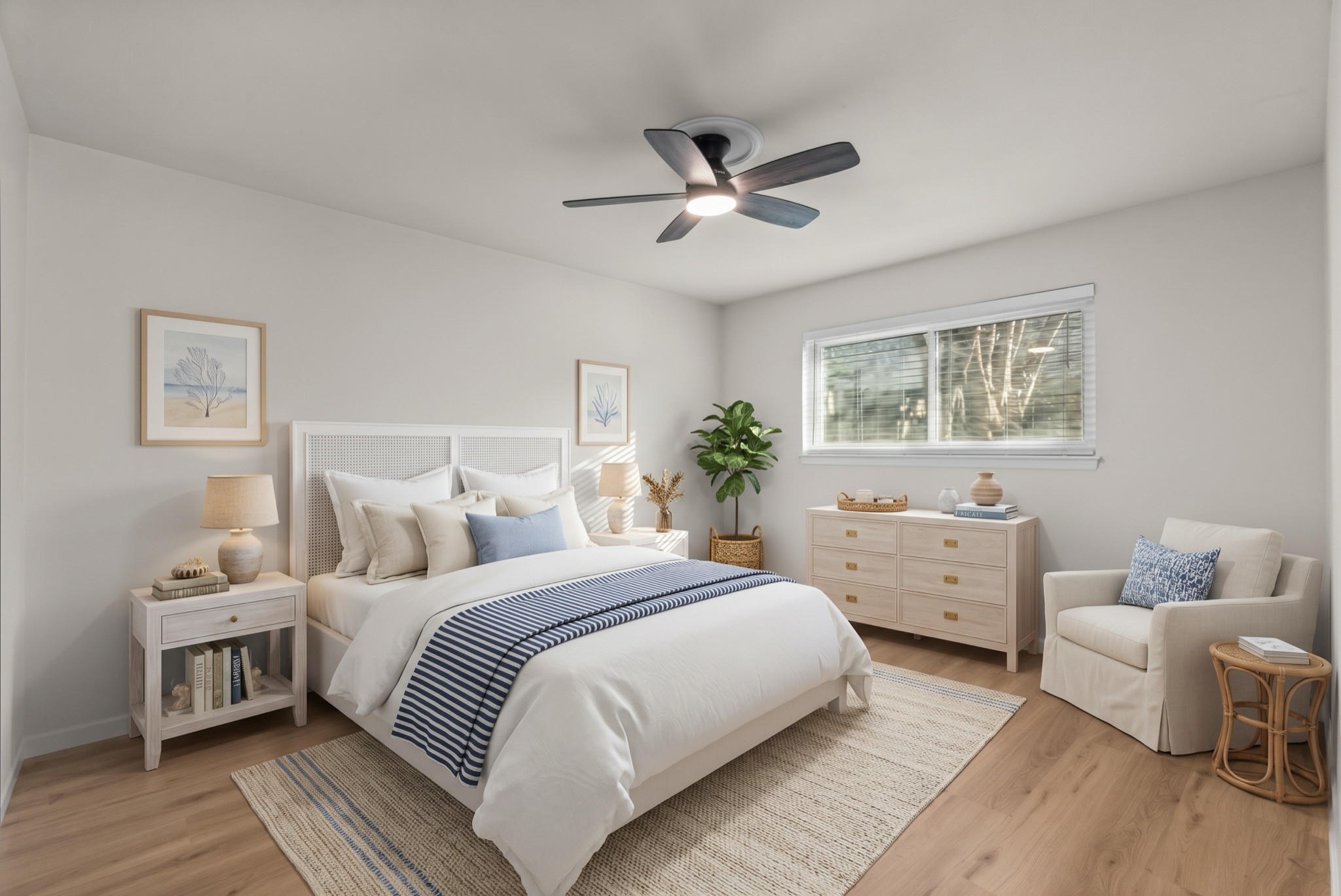 Generously sized secondary bedroom designed for relaxation.