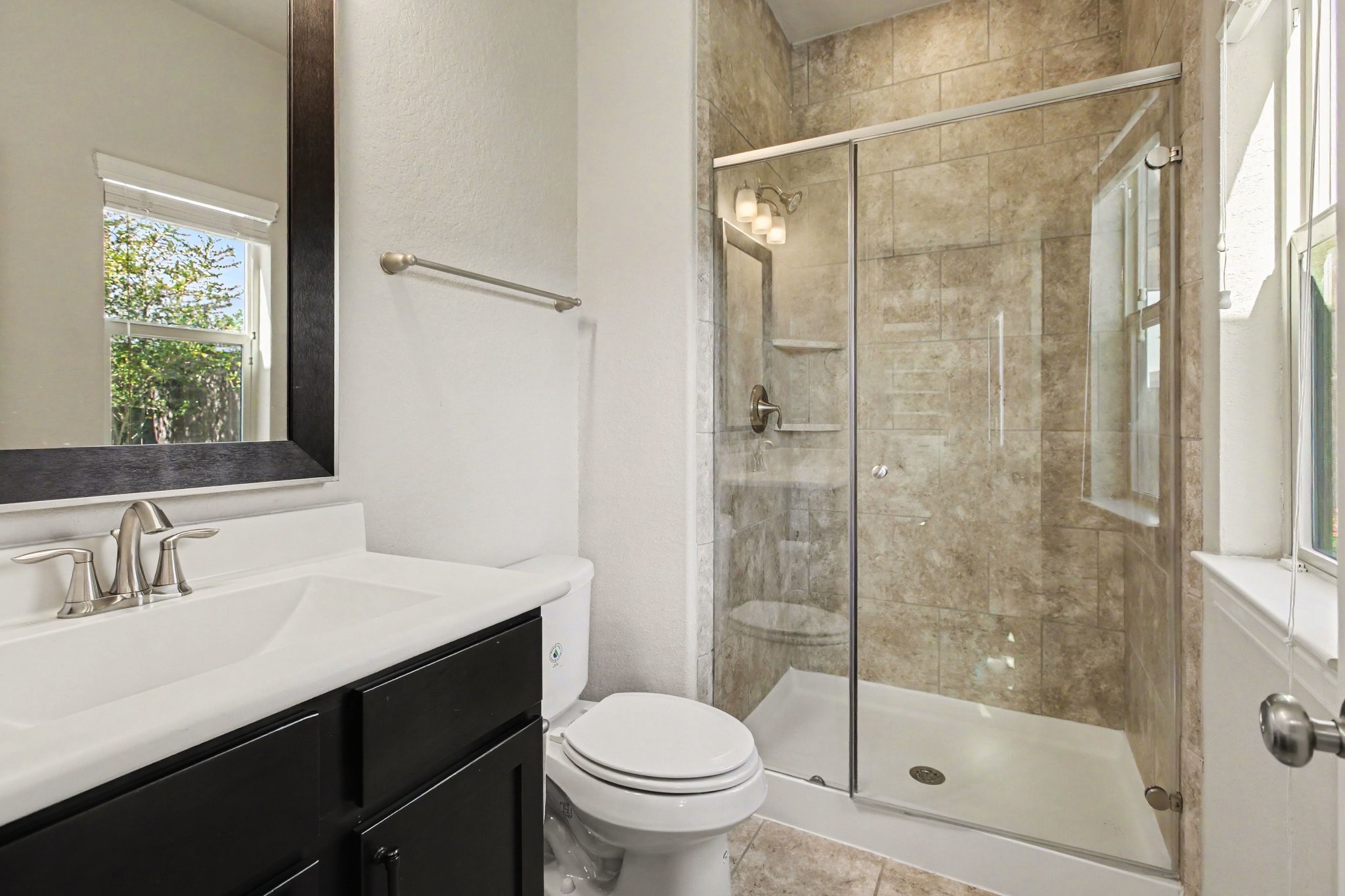 The downstairs bathroom