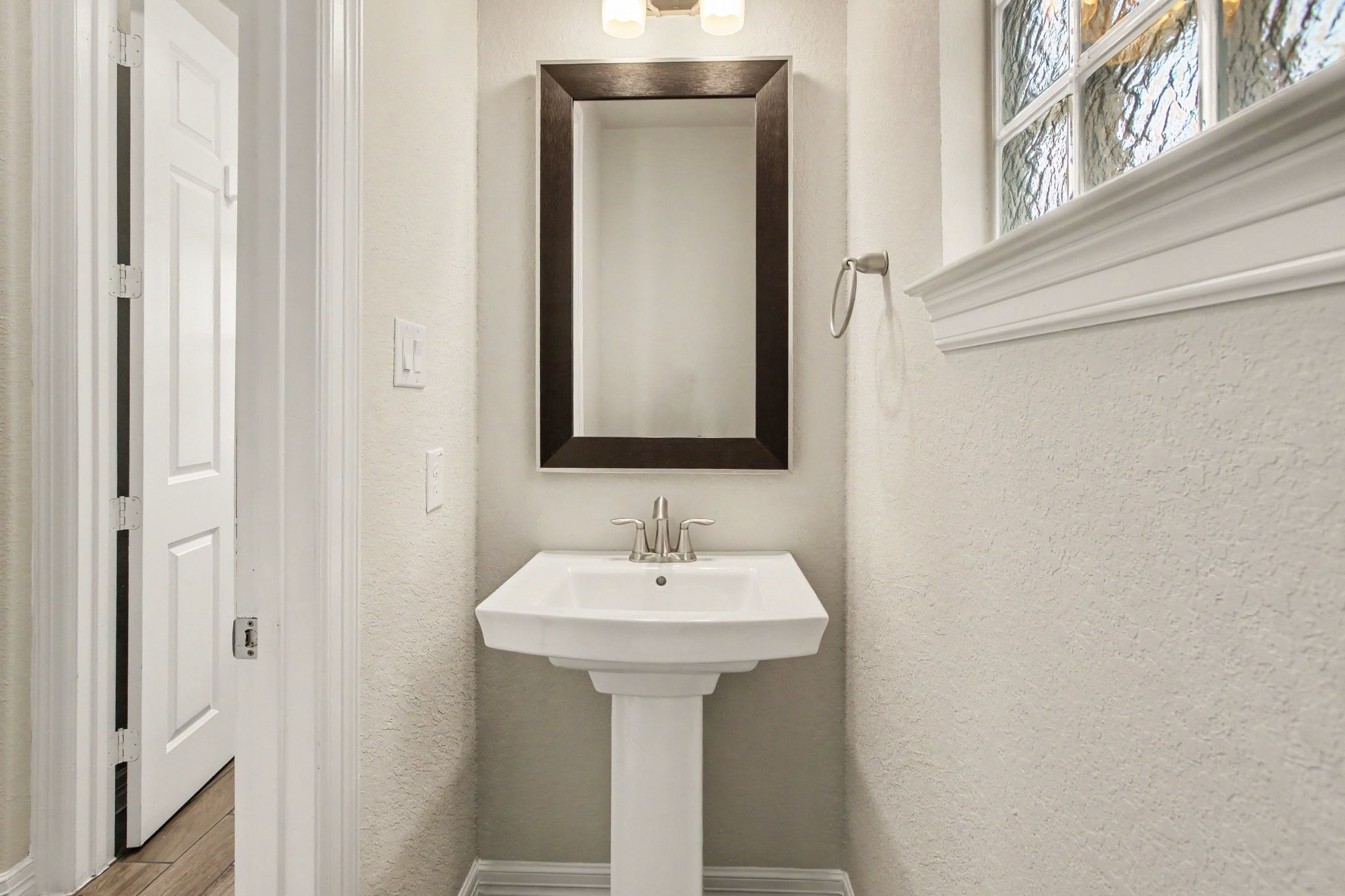 Main living floor powder room