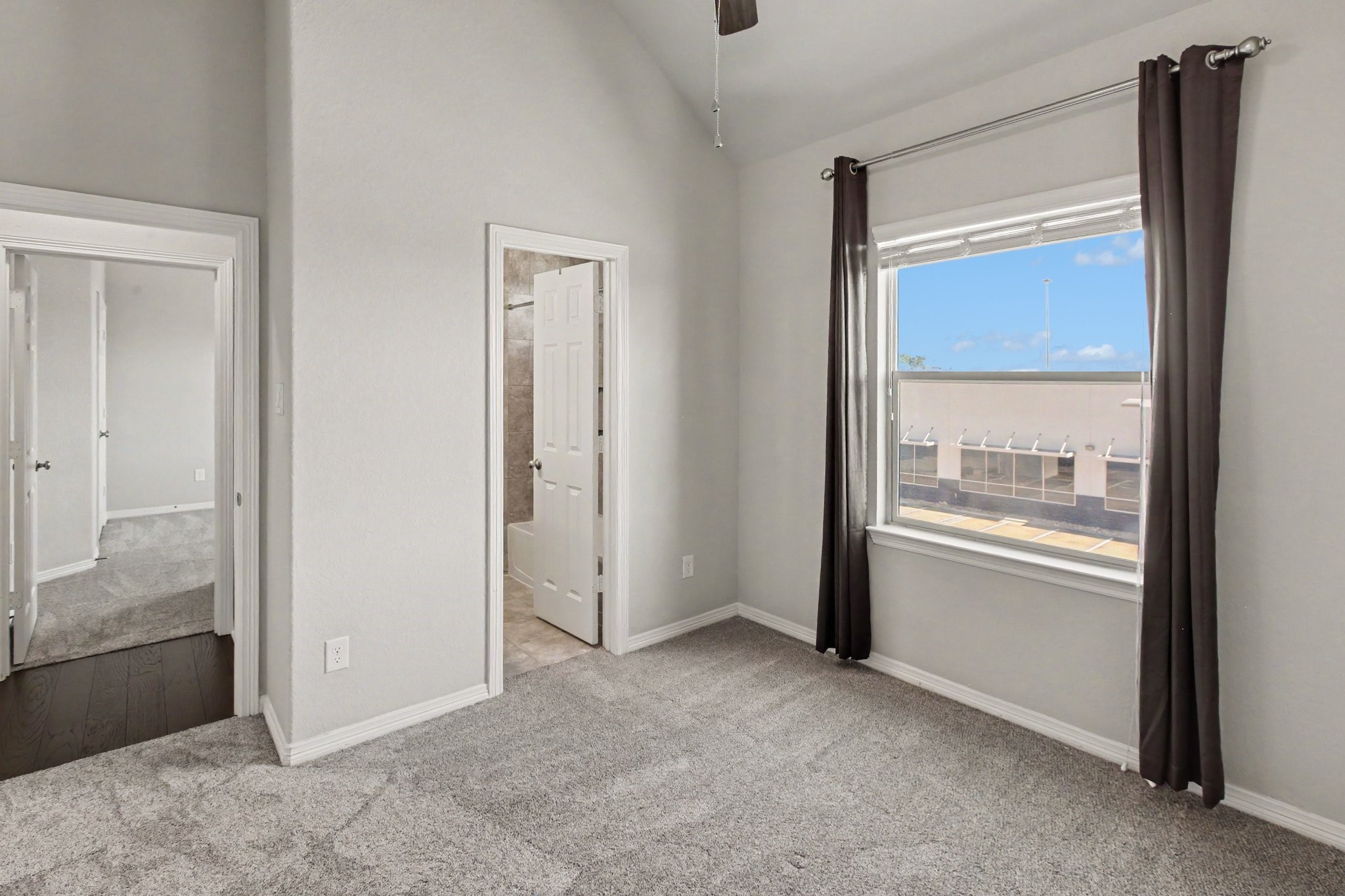 This is one of two secondary bedrooms on the 3rd floor with a shared Jack-n-Jill bathroom