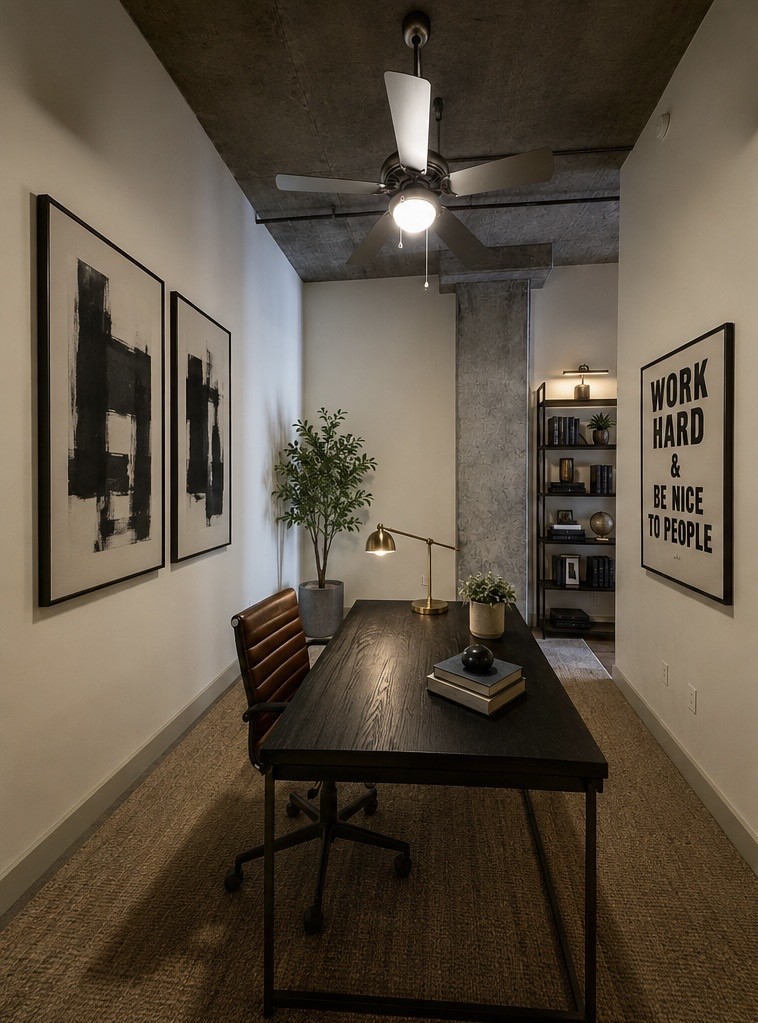 Study/den that could also work as an extra bedroom.