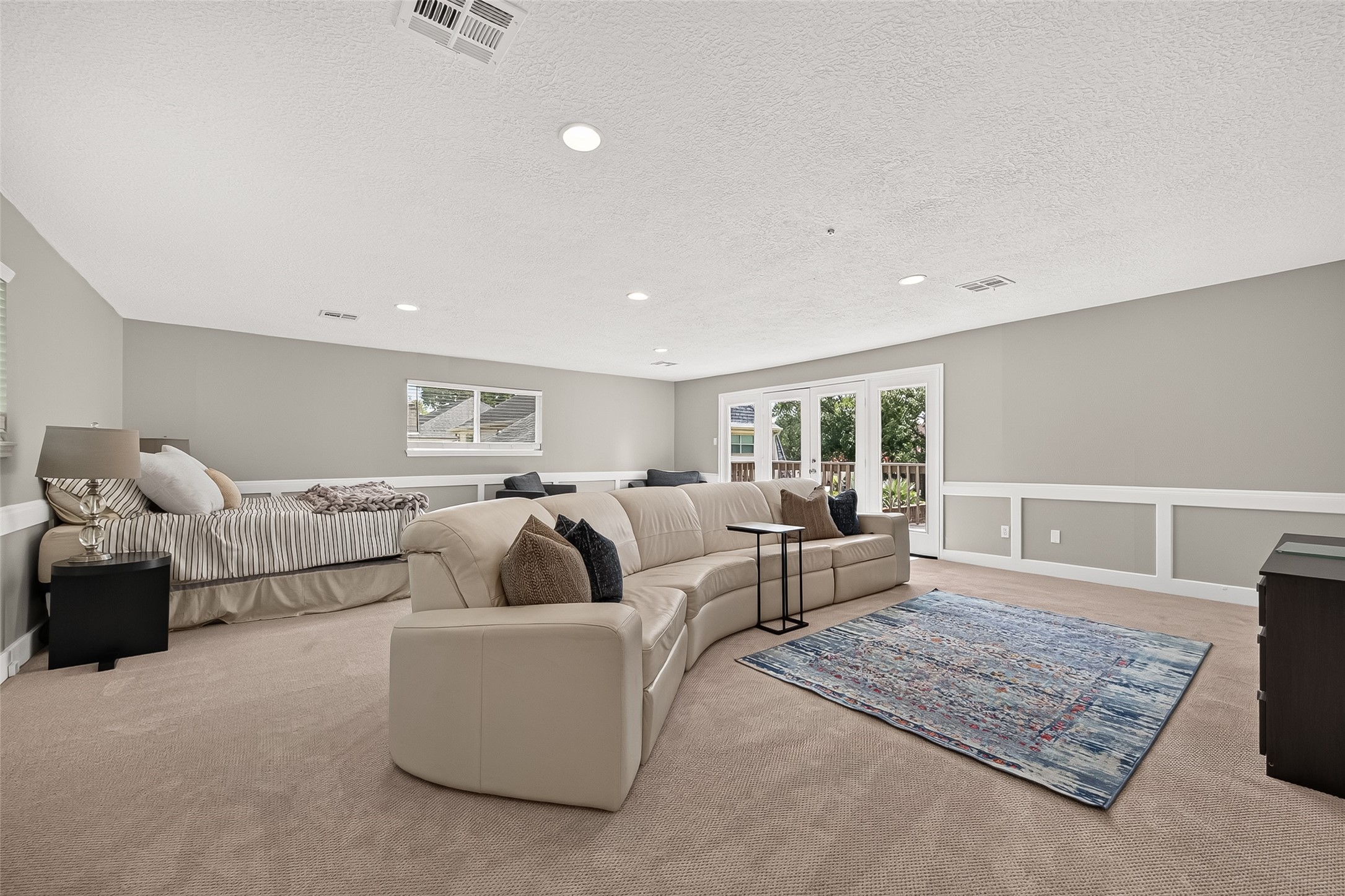 This huge room can be a game room/mother in law suit/etc.