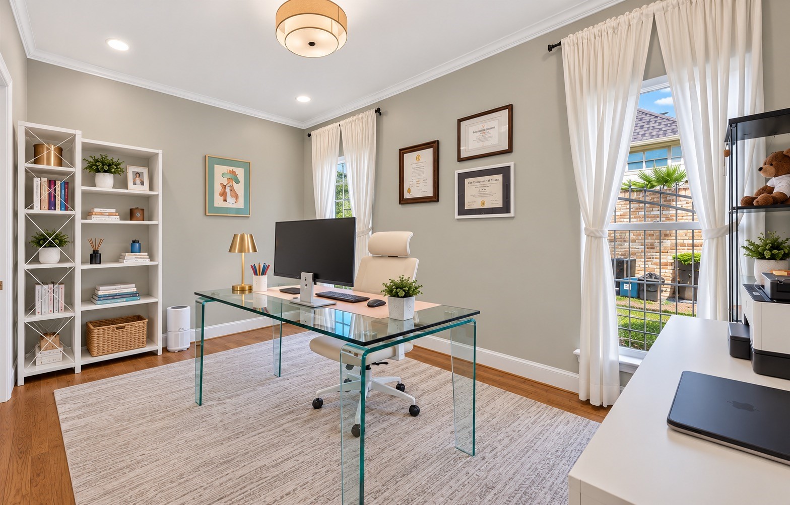 Another view of the office.