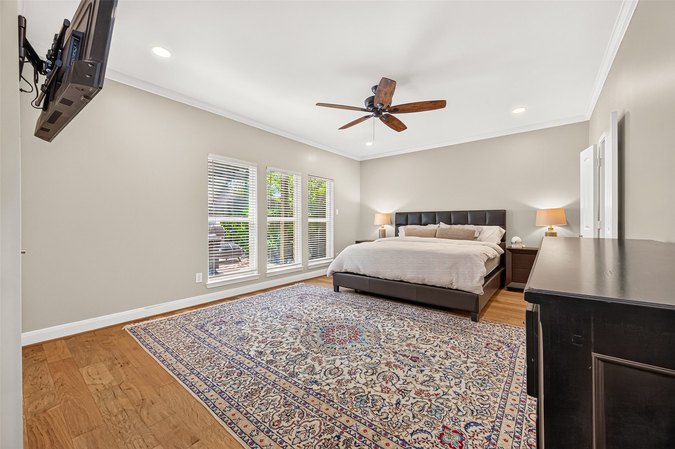 Another view of the primary bedroom.