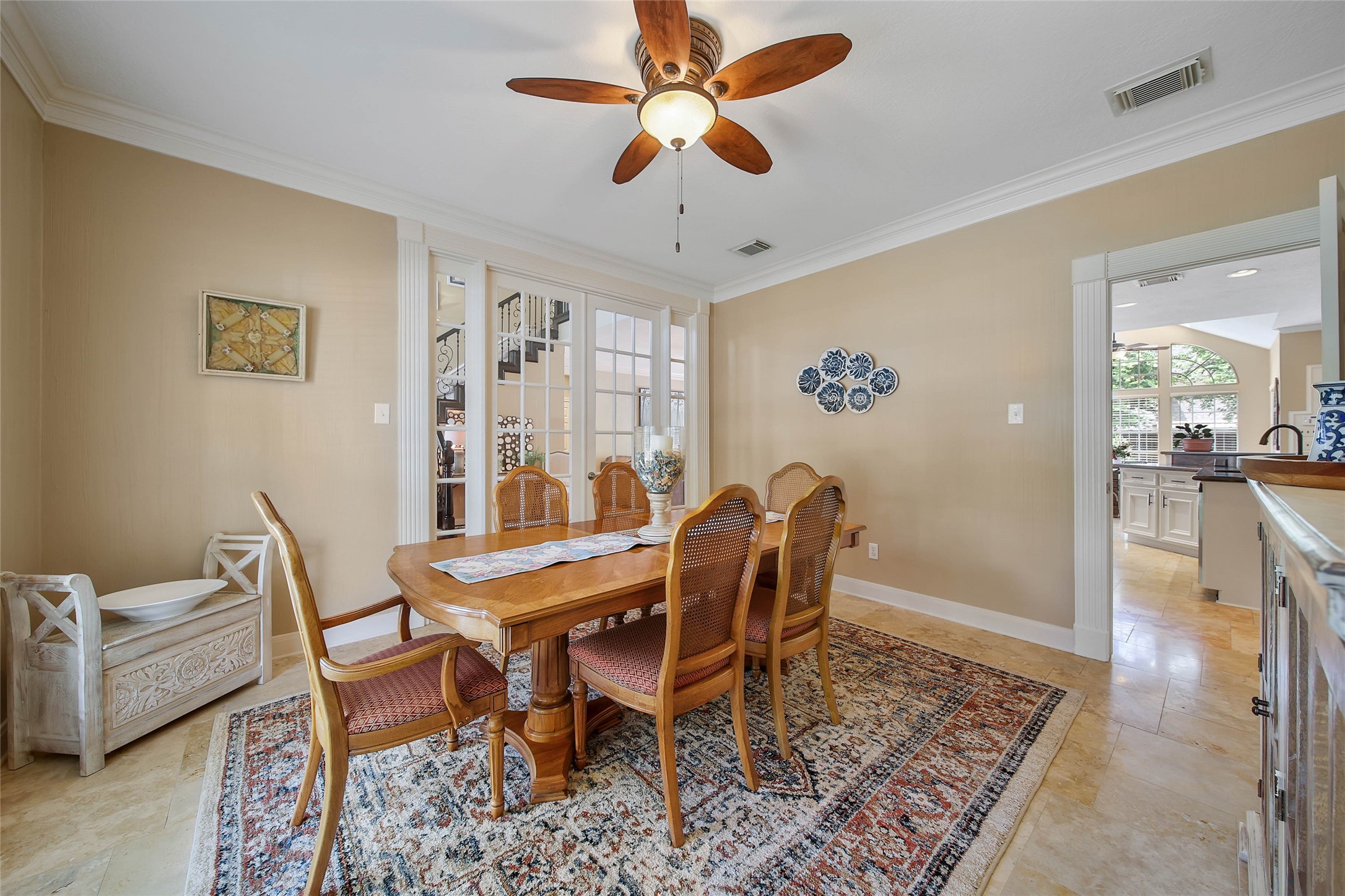 Dedicated formal dining room provides generous space for entertaining and special occasions. Don't need a dining room. No problem.  Easily could be an office!