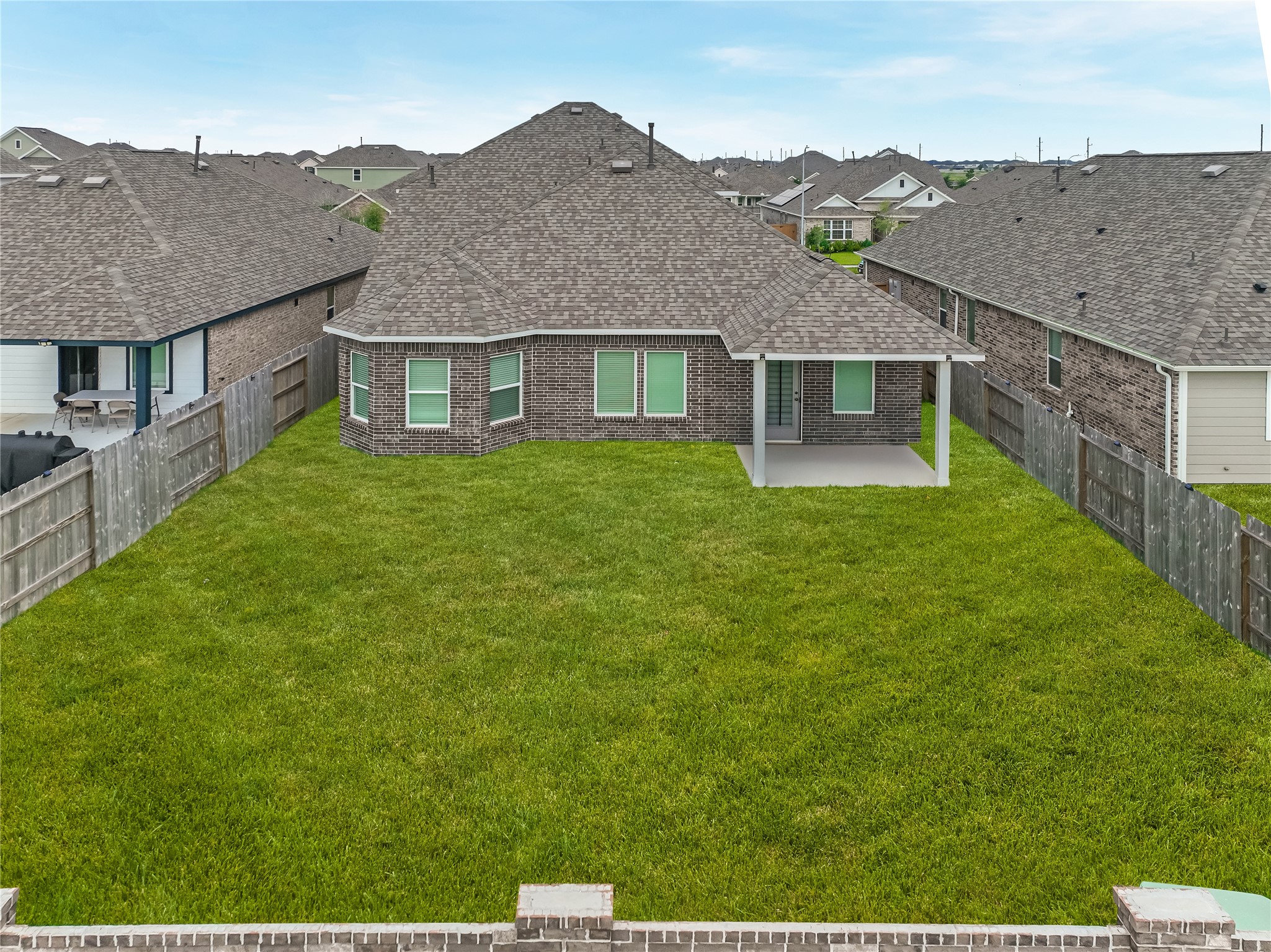Fenced Back yard