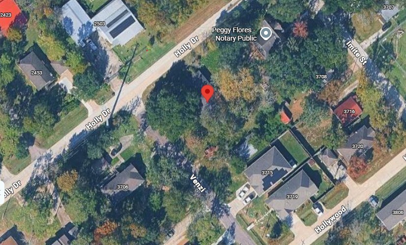 A Birds-Eye View of Endless Possibilities! Discover the desirable corner-lot positioning of this spacious 12,960 sq. ft. residential property, surrounded by established homes and mature trees. An inviting setting to bring your dream home to life! Aerial view is for illustrative purposes; property boundaries are approximate.