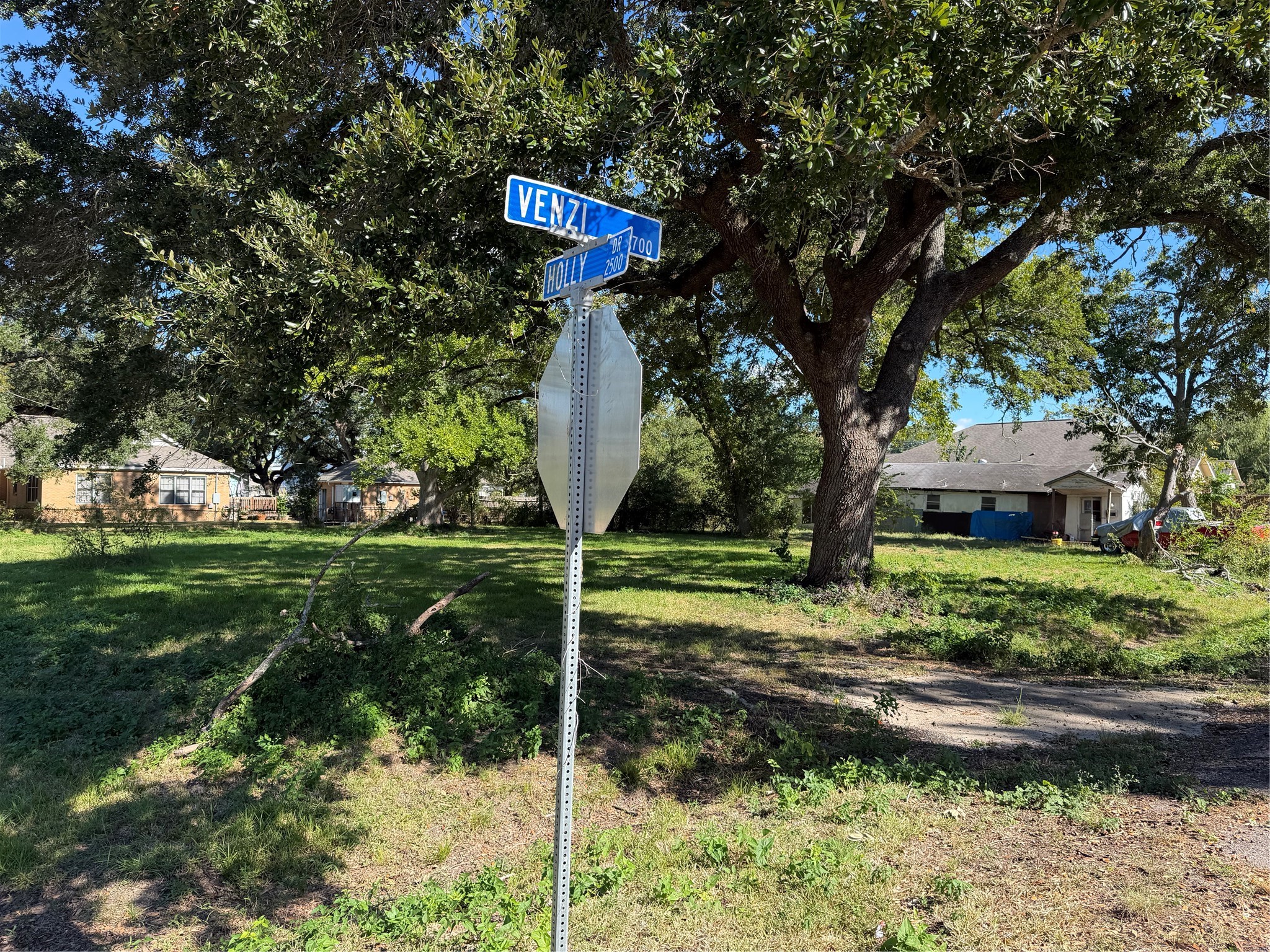Desirable Corner Lot with Added Appeal!

Situated on a spacious 12,960 sq. ft. corner lot, this property offers attractive street frontage, mature shade trees, and an inviting setting for your future dream home.
