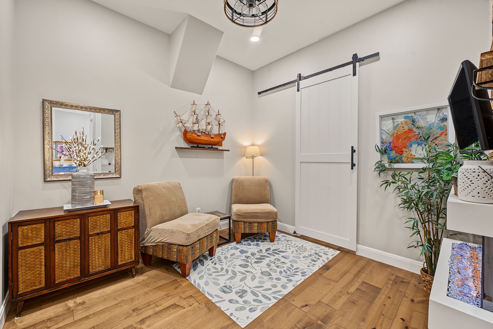 Bonus flex room added in 2026! There is a closet behind the barn door as well.