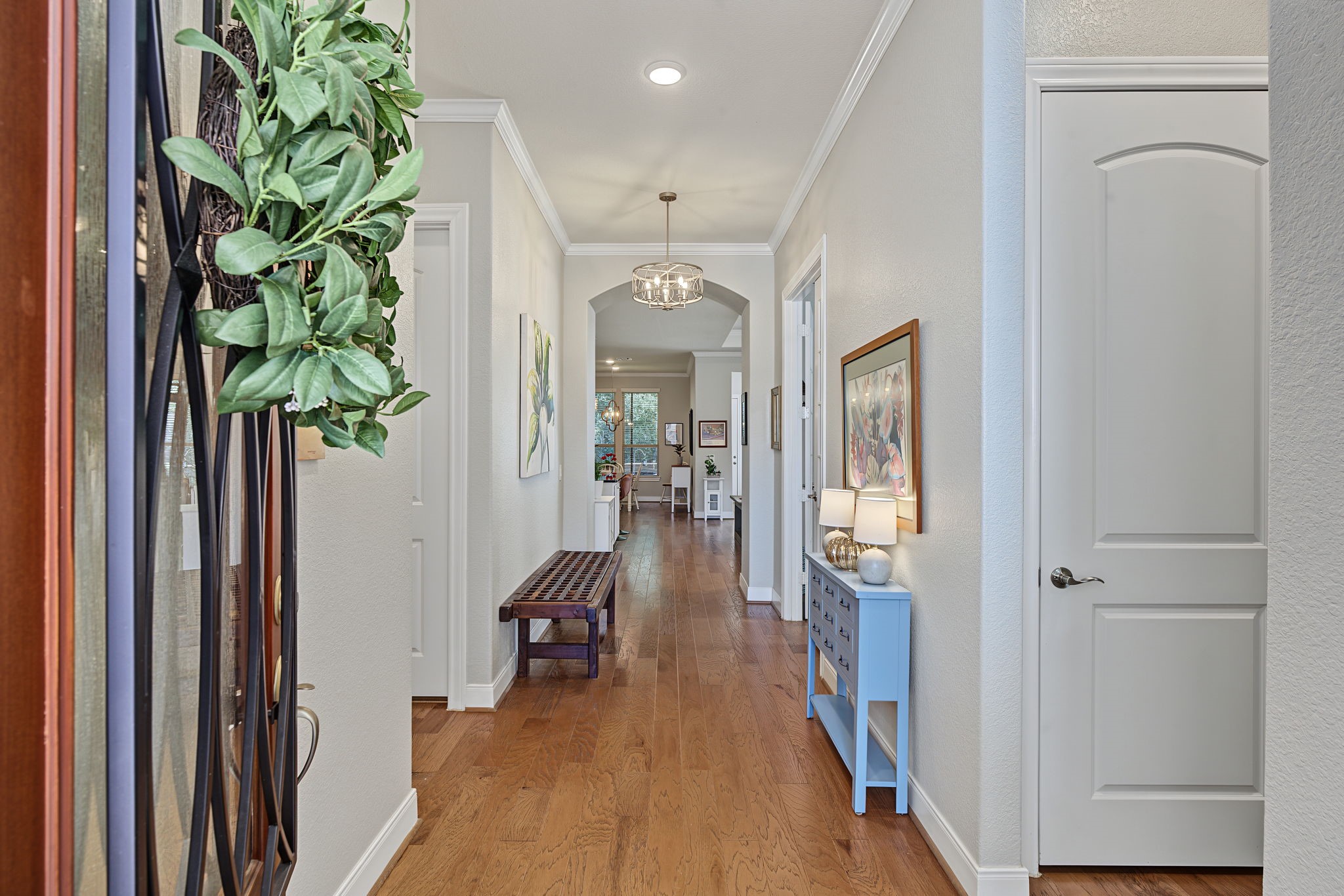 Upon entry, the home flows from front to back with LVP flooring. No carpet anywhere!