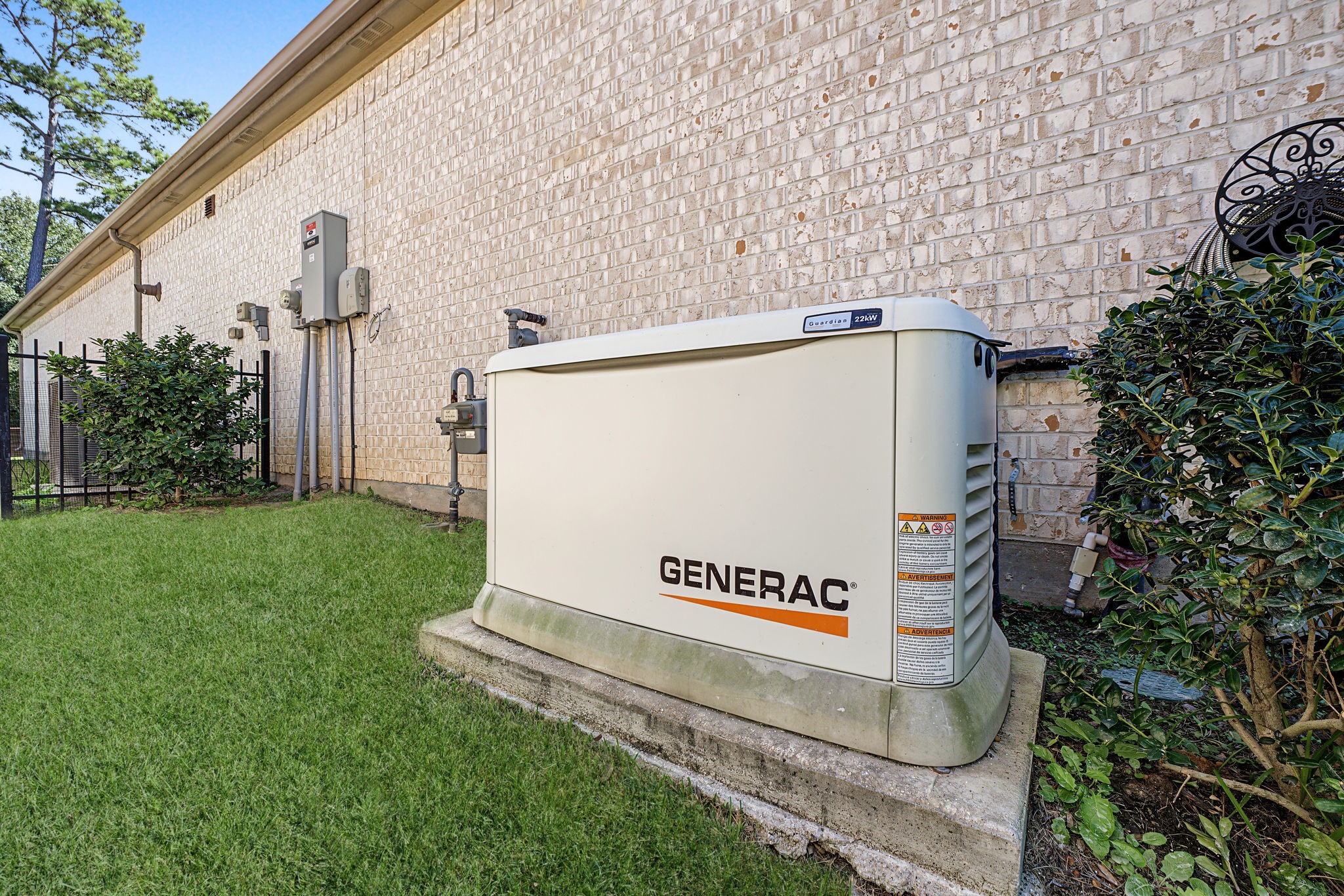 Whole-home Generac generator ready to go.