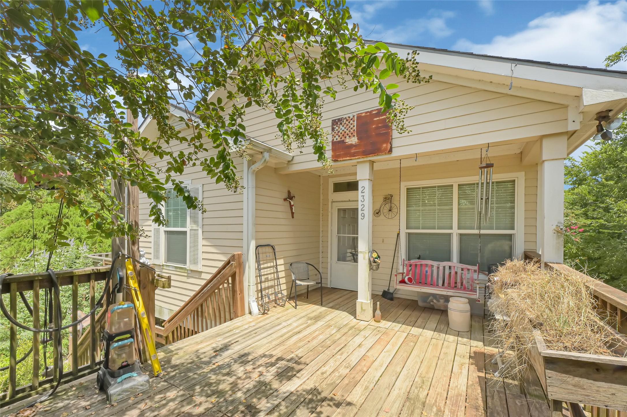 Can you imagine morning coffee on your porch swing or having breakfast with your loved ones on the deck?