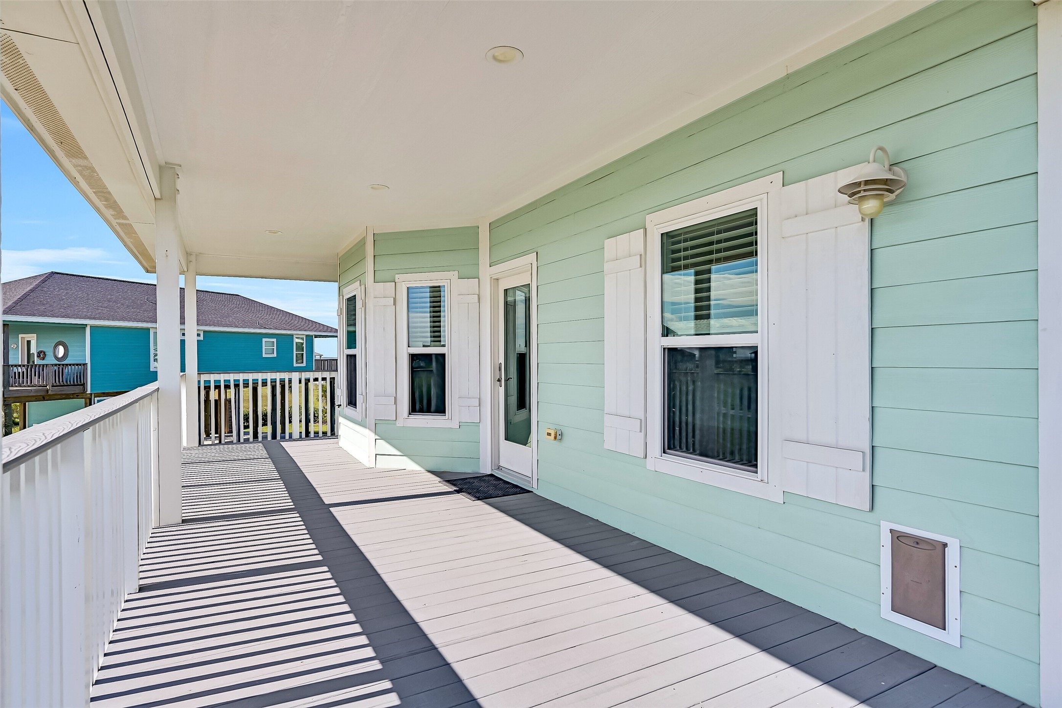 The spacious deck offers plenty of room to unwind while taking in the gorgeous sunsets.