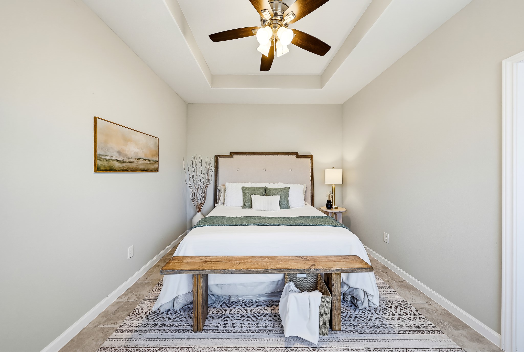 Leave the upstairs activities behind and unwind in your own main-floor sanctuary.