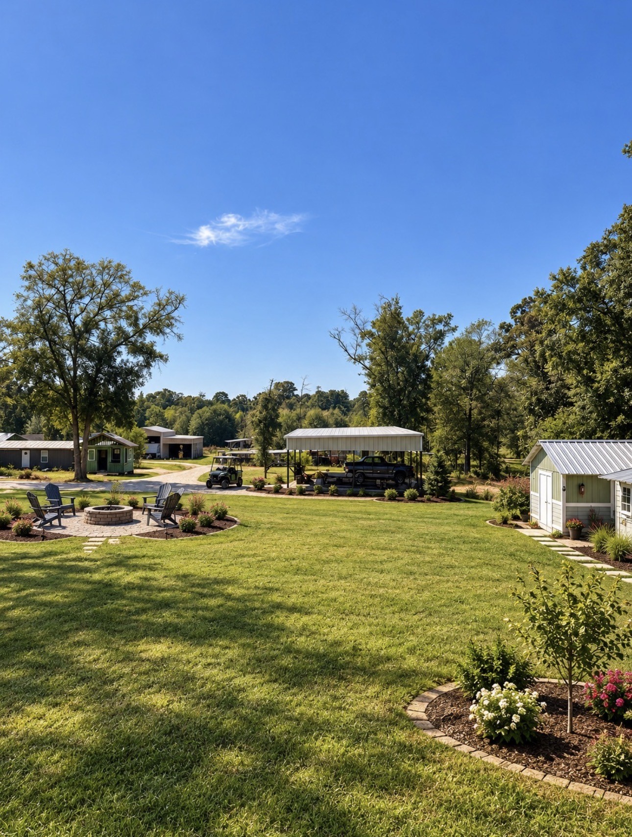 Rendering of what your landscape can look like.