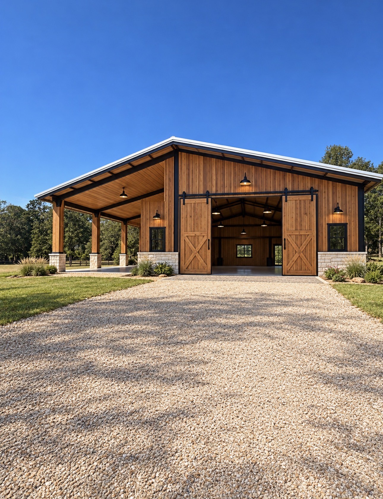 Rendering of a Completed Metal Shed