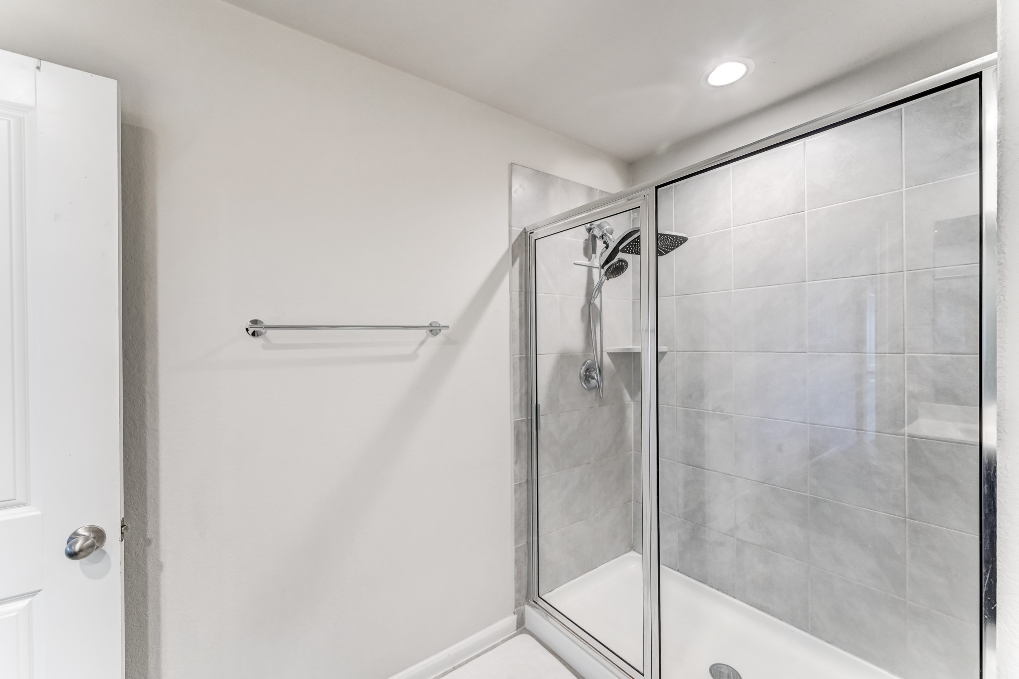 Primary bathroom with walk in shower