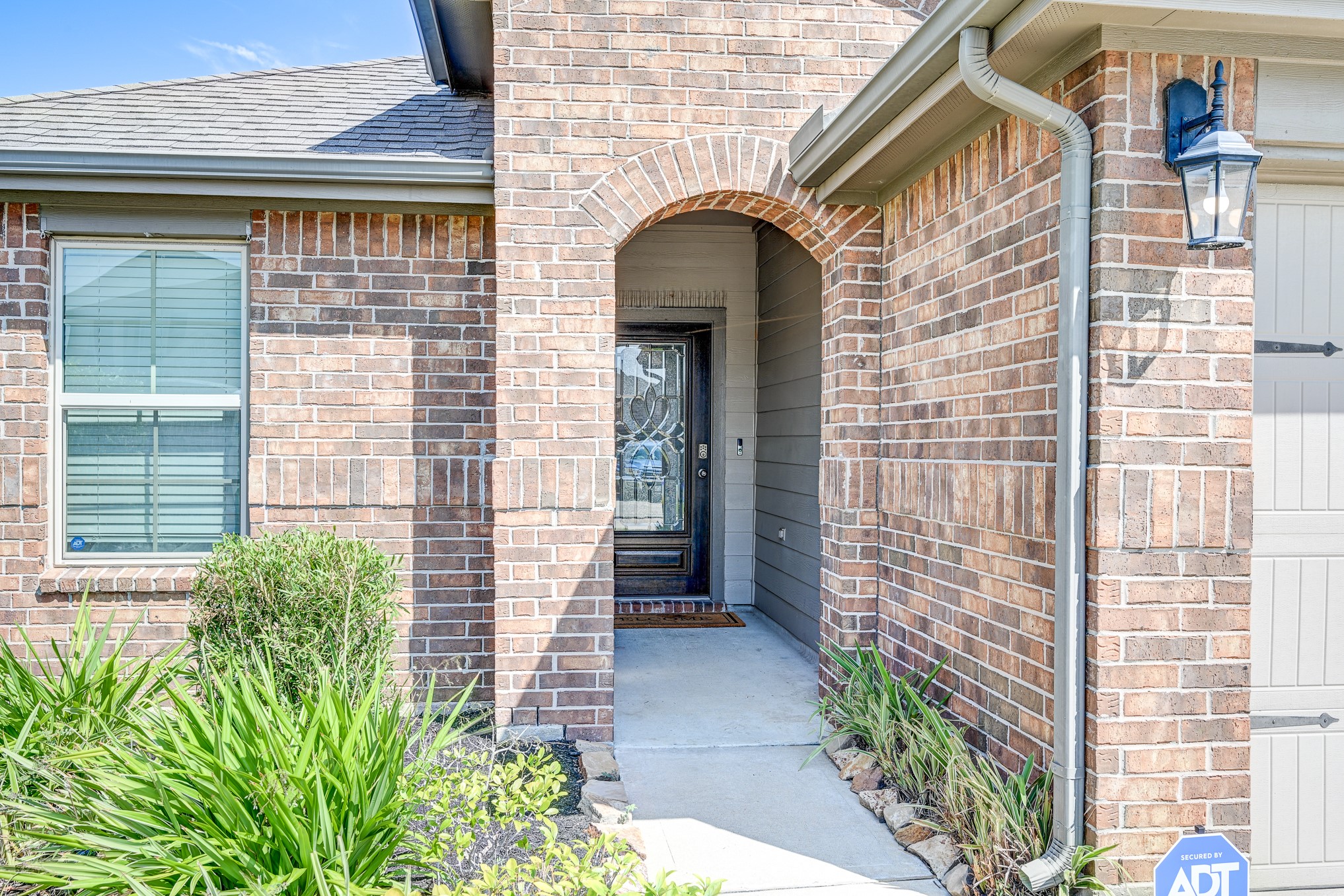 Covered front entry Covered front entry