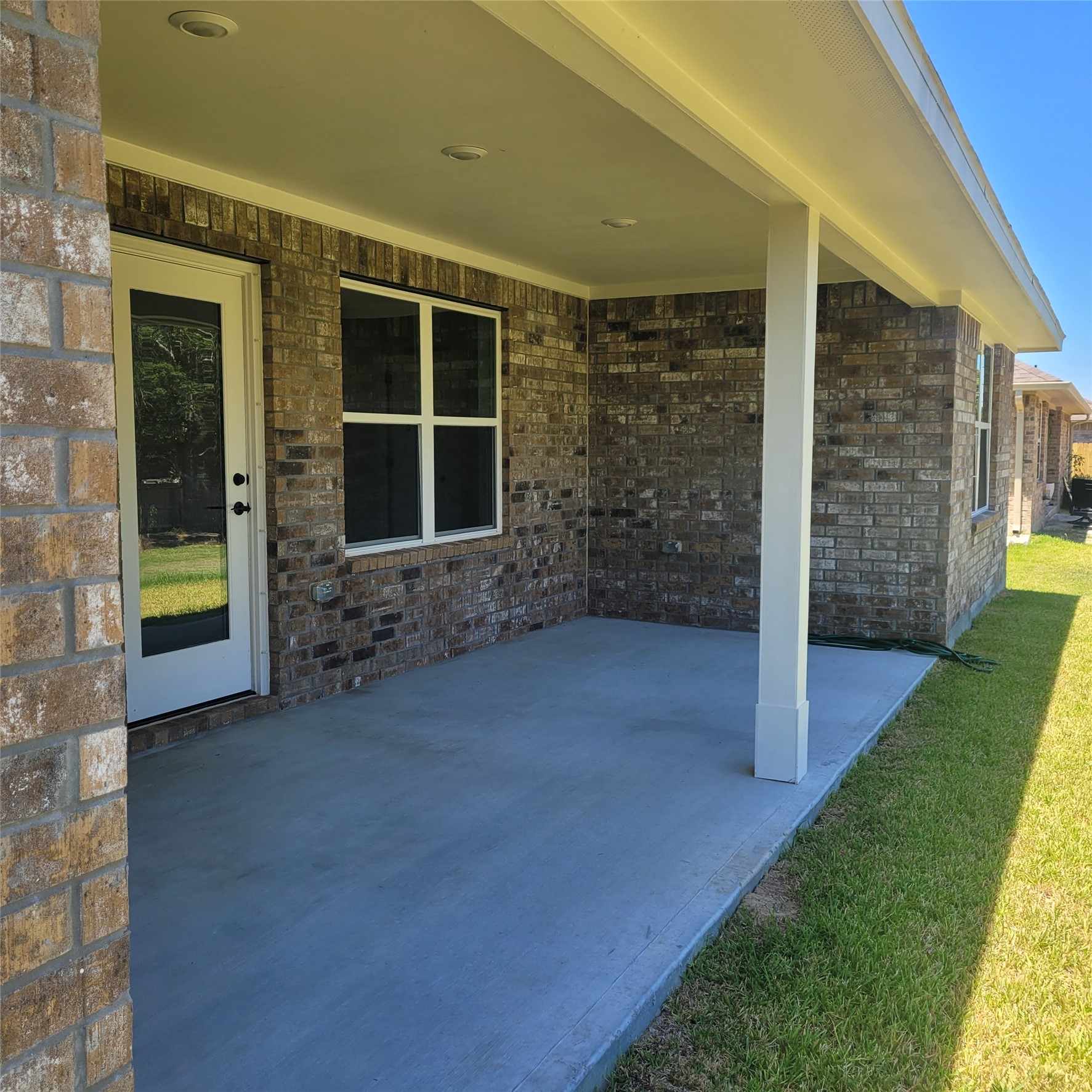 Great covered patio