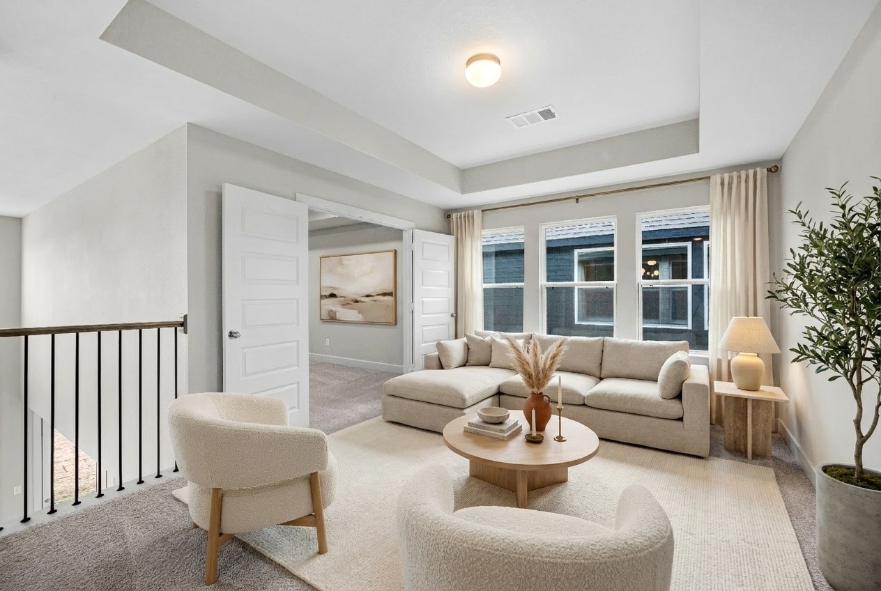 Virtually staged representative image; features, selections and colors may vary.