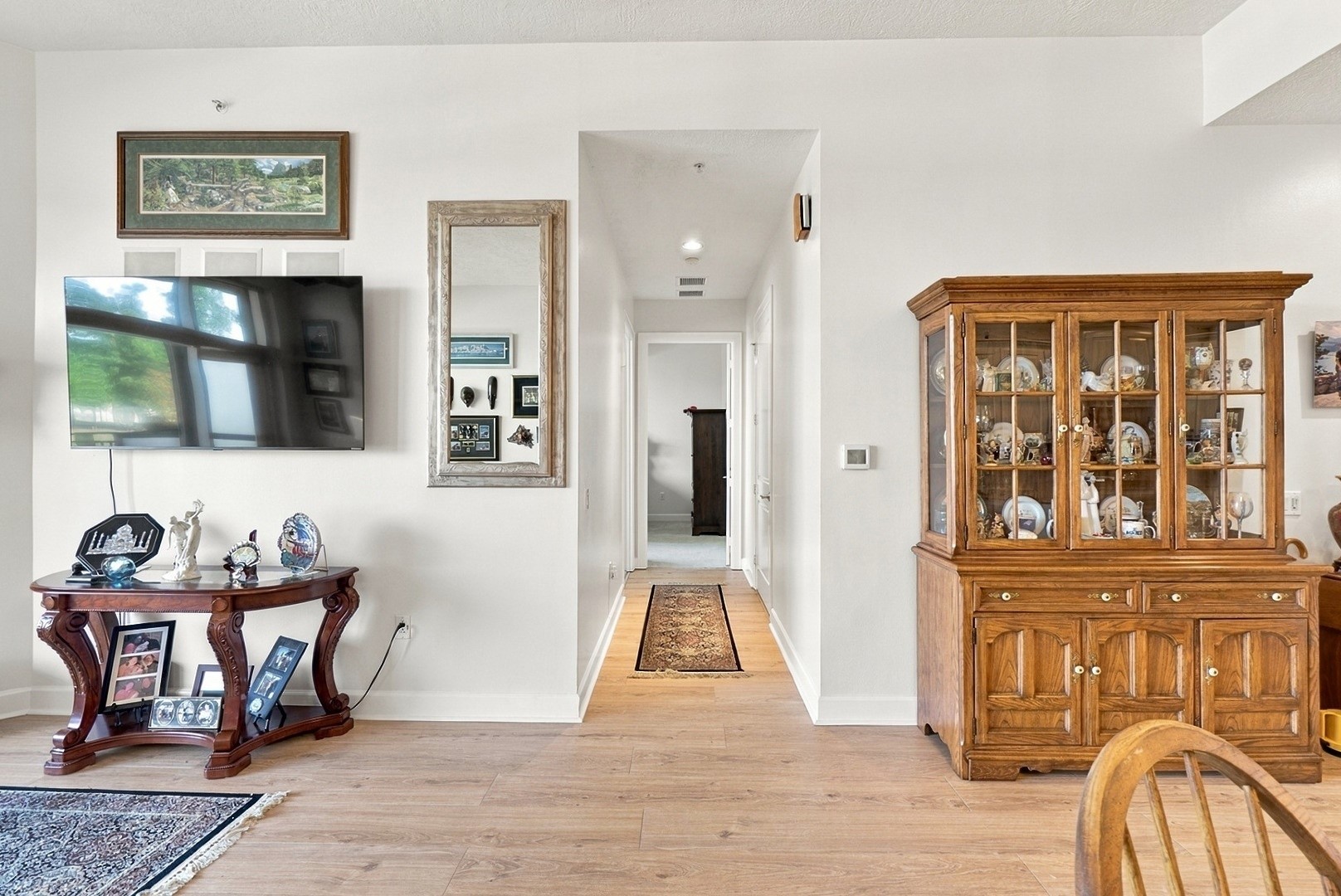 A charming interior view showcasing the home's warm character and thoughtful layout.