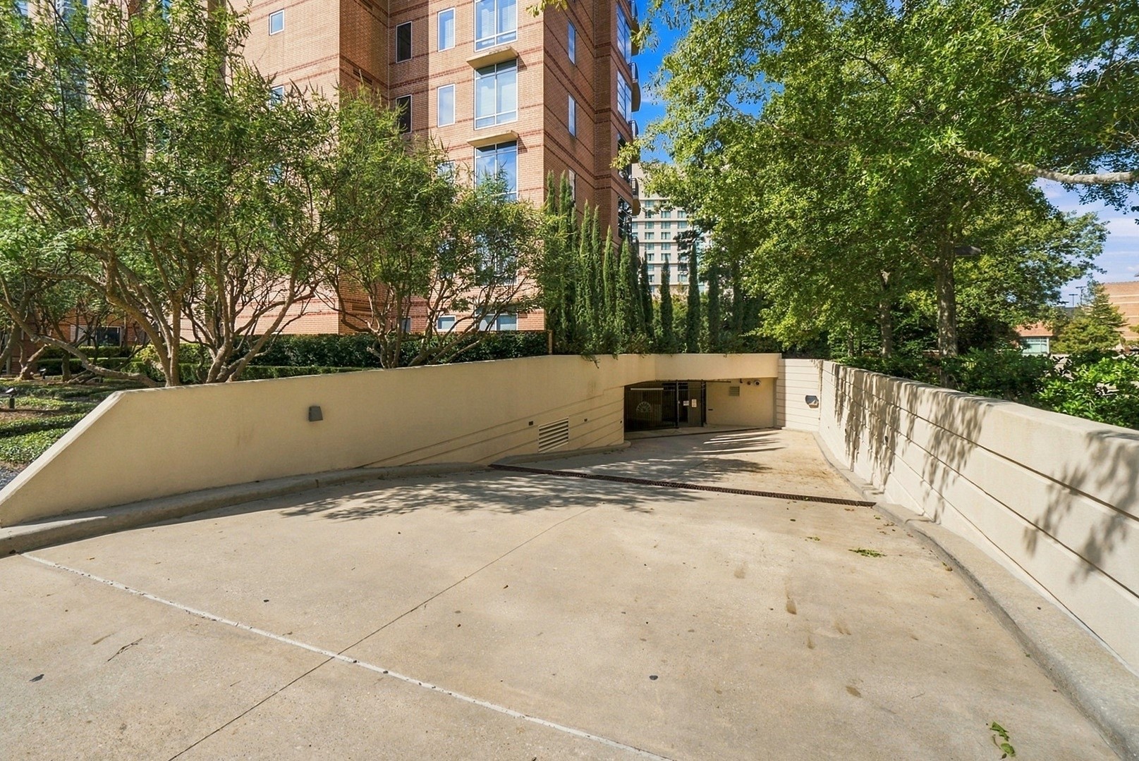Convenient access to the building's parking area, providing ease and comfort for residents.