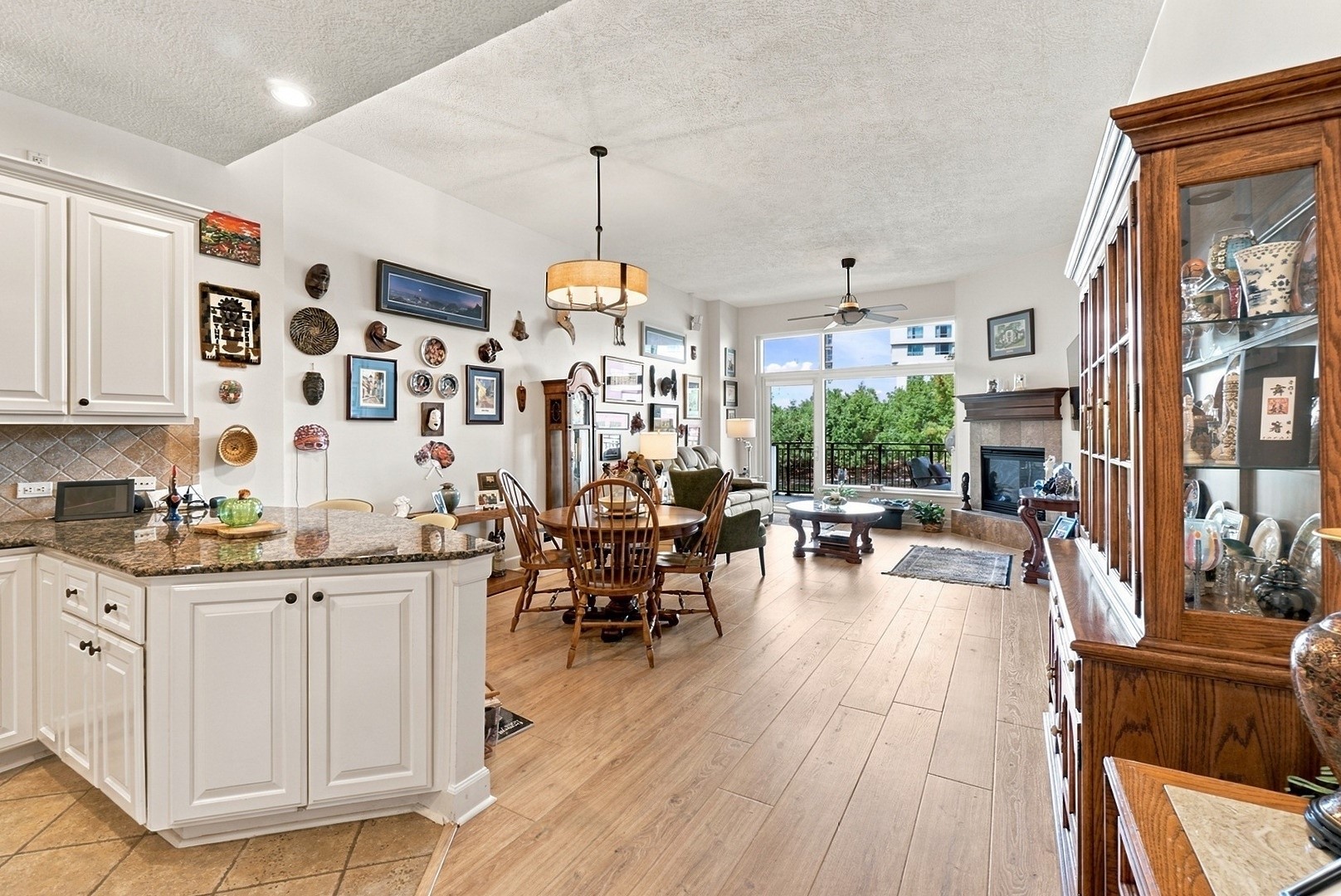 Beautiful open-concept design connects the kitchen, dining, and living spaces, ideal for everyday living and entertaining.
