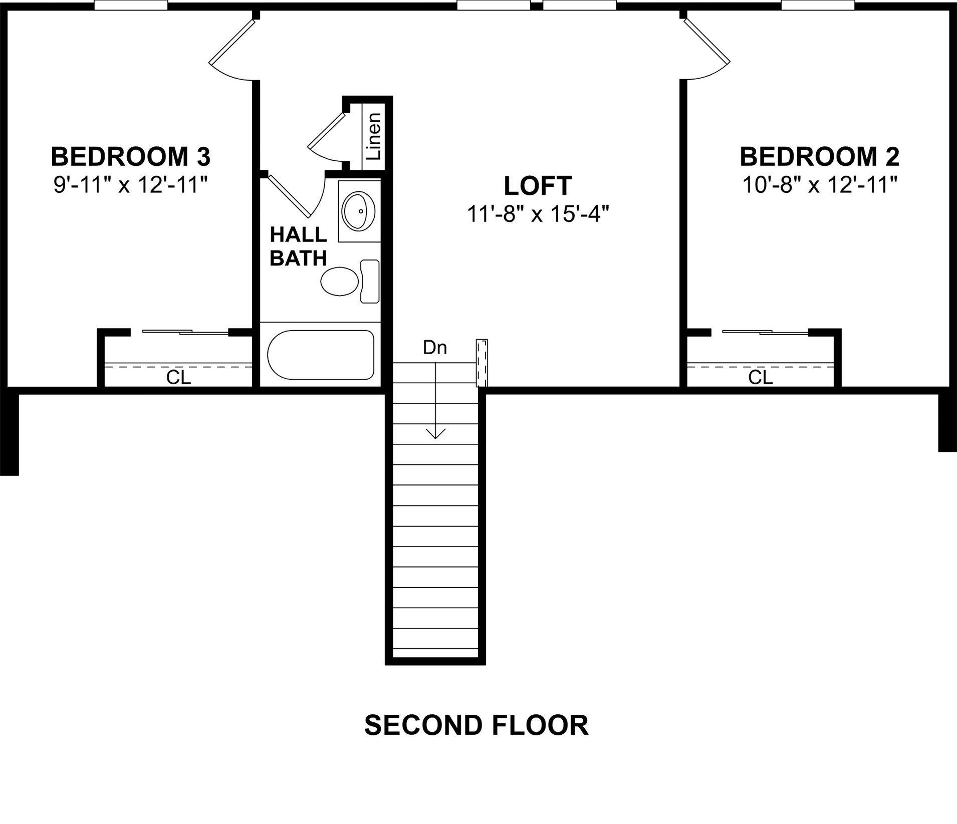 The Honeysuckle II floor plan by K. Hovnanian Homes. 2nd floor shown. *Prices, plans, dimensions, features, specifications, materials, and availability of homes or communities are subject to change without notice or obligation. The Honeysuckle II floor plan by K. Hovnanian Homes. 2nd floor shown. *Prices, plans, dimensions, features, specifications, materials, and availability of homes or communities are subject to change without notice or obligation.