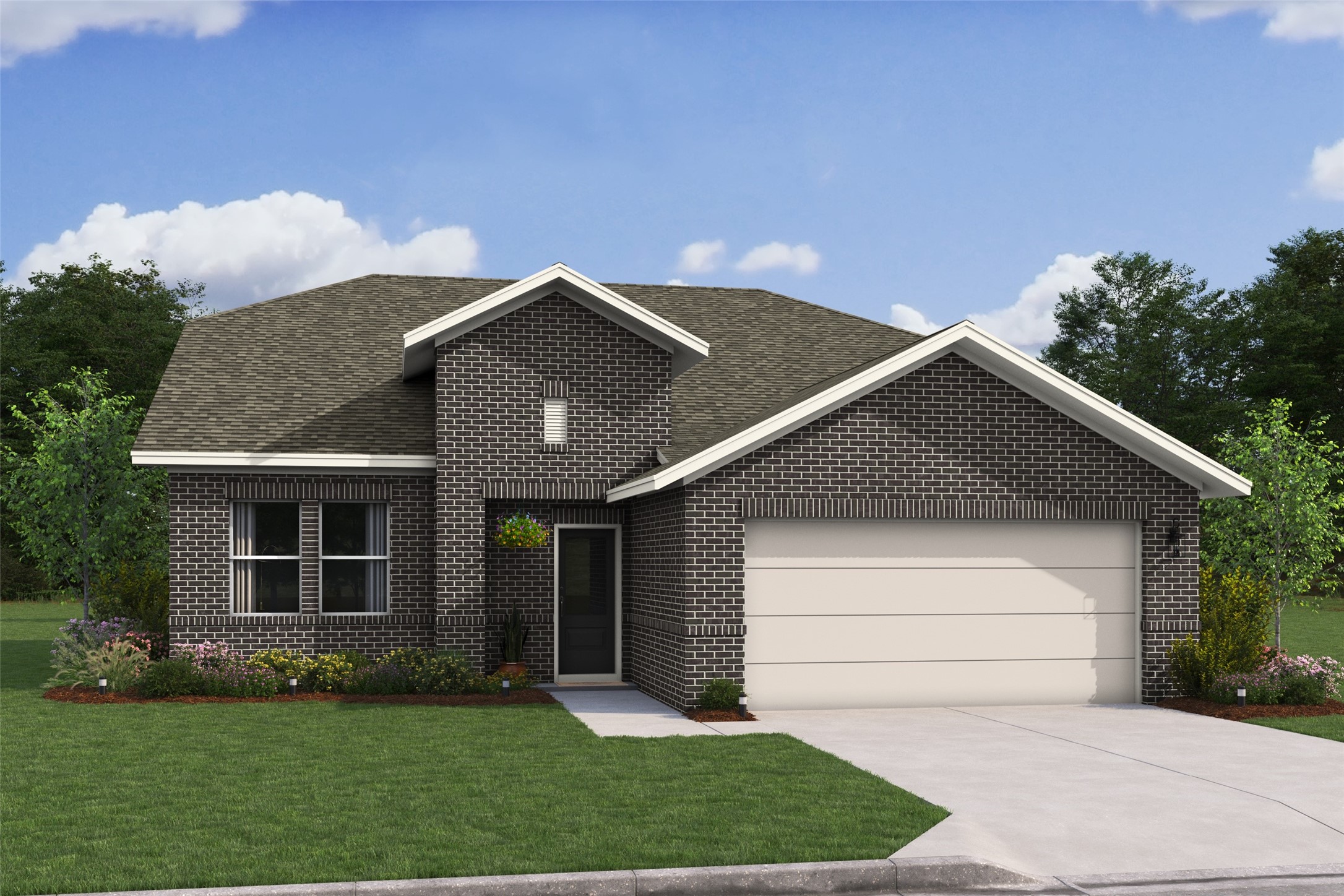 Lovely Honeysuckle II design by K. Hovnanian Homes in elevation SN built in Aspire at Ashland. (*Artist rendering used for illustration purposes only.) Lovely Honeysuckle II design by K. Hovnanian Homes in elevation SN built in Aspire at Ashland. (*Artist rendering used for illustration purposes only.)