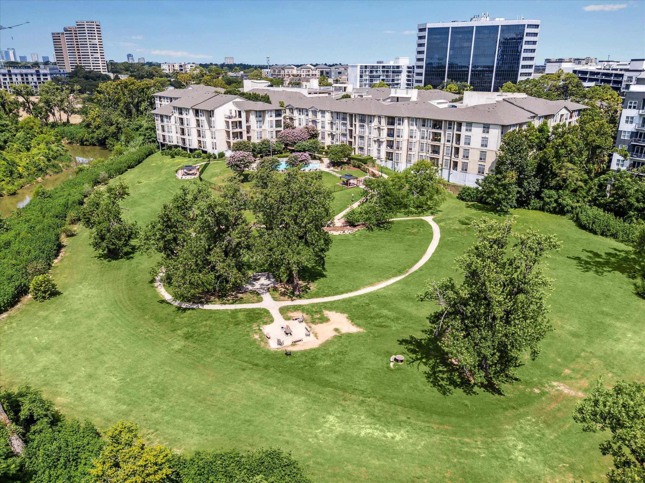 The community offers natural elegance within the heart of the city.