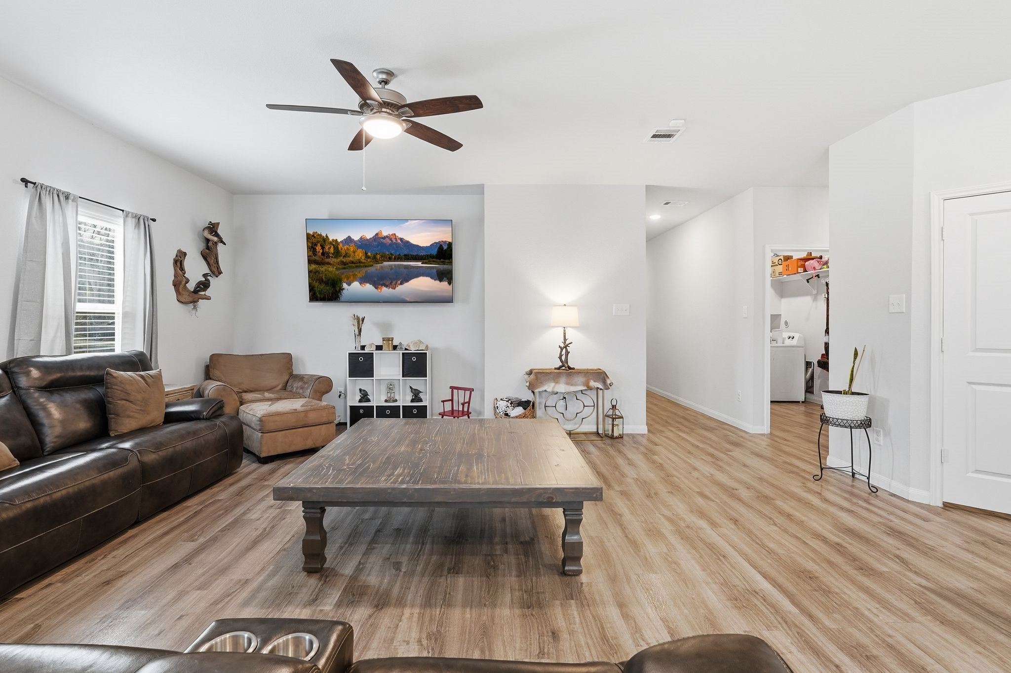 Large open living area Large open living area