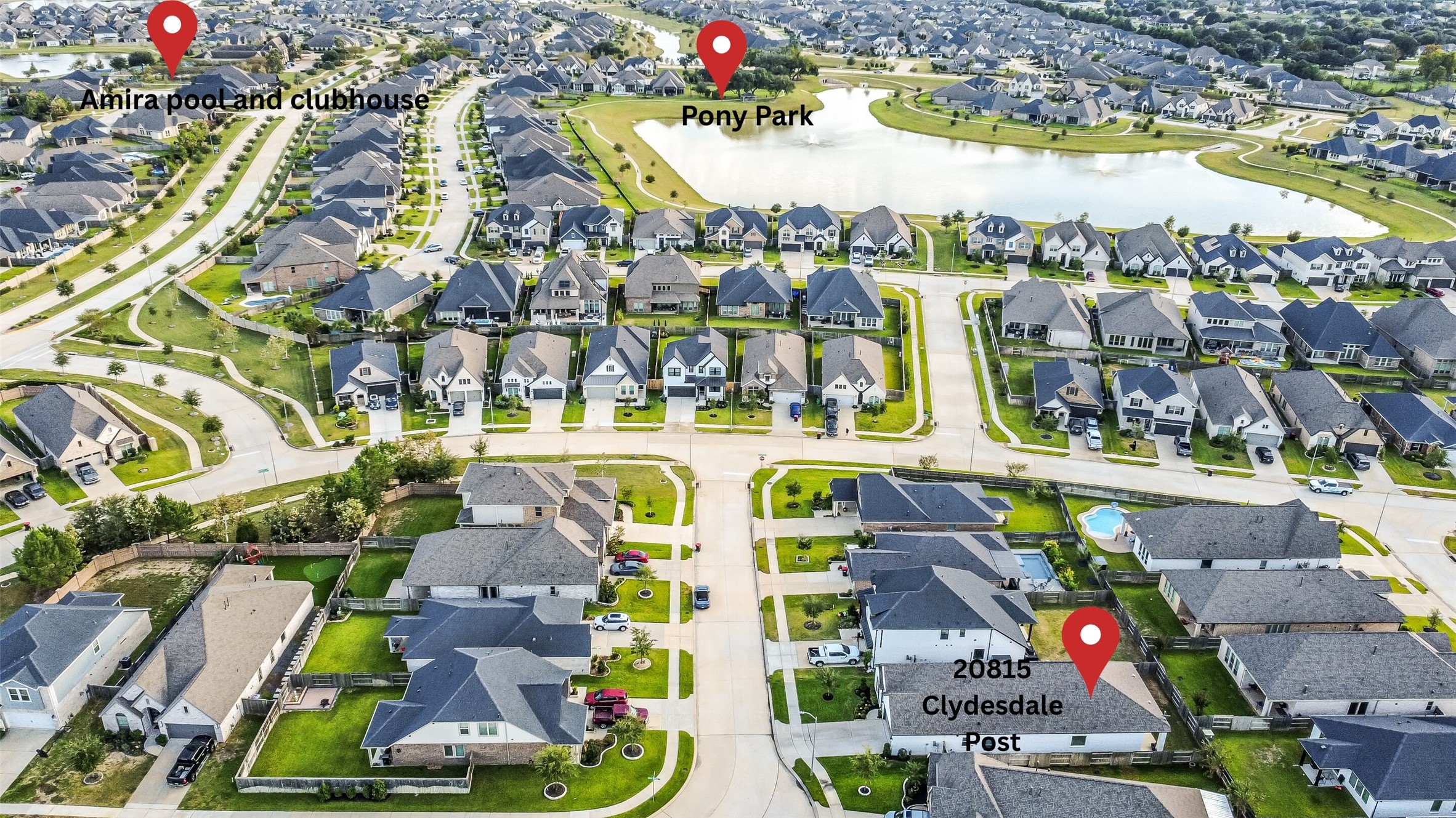 This home is conveniently located near Pony Park as well as the clubhouse and pool.