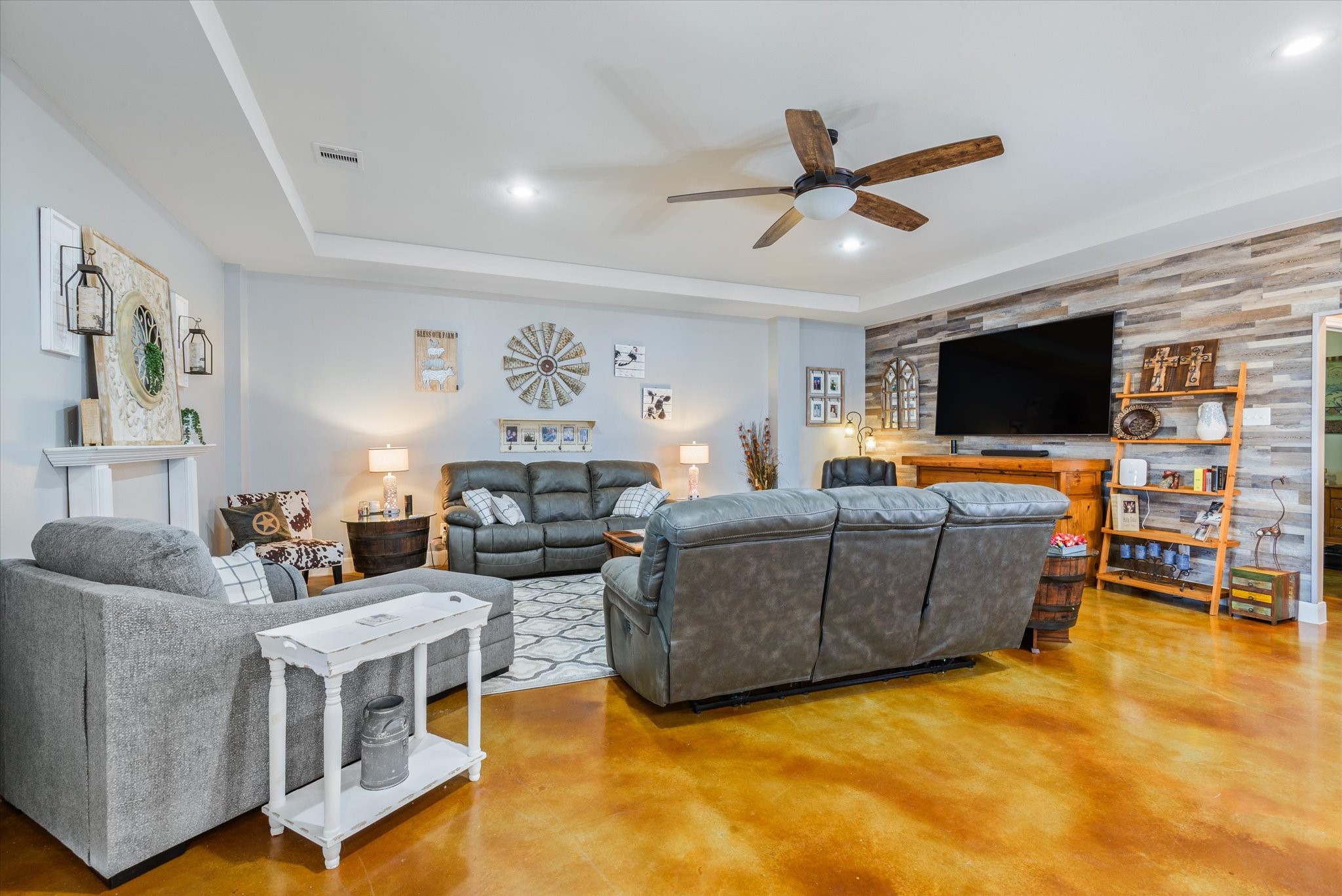 Beautiful living area.