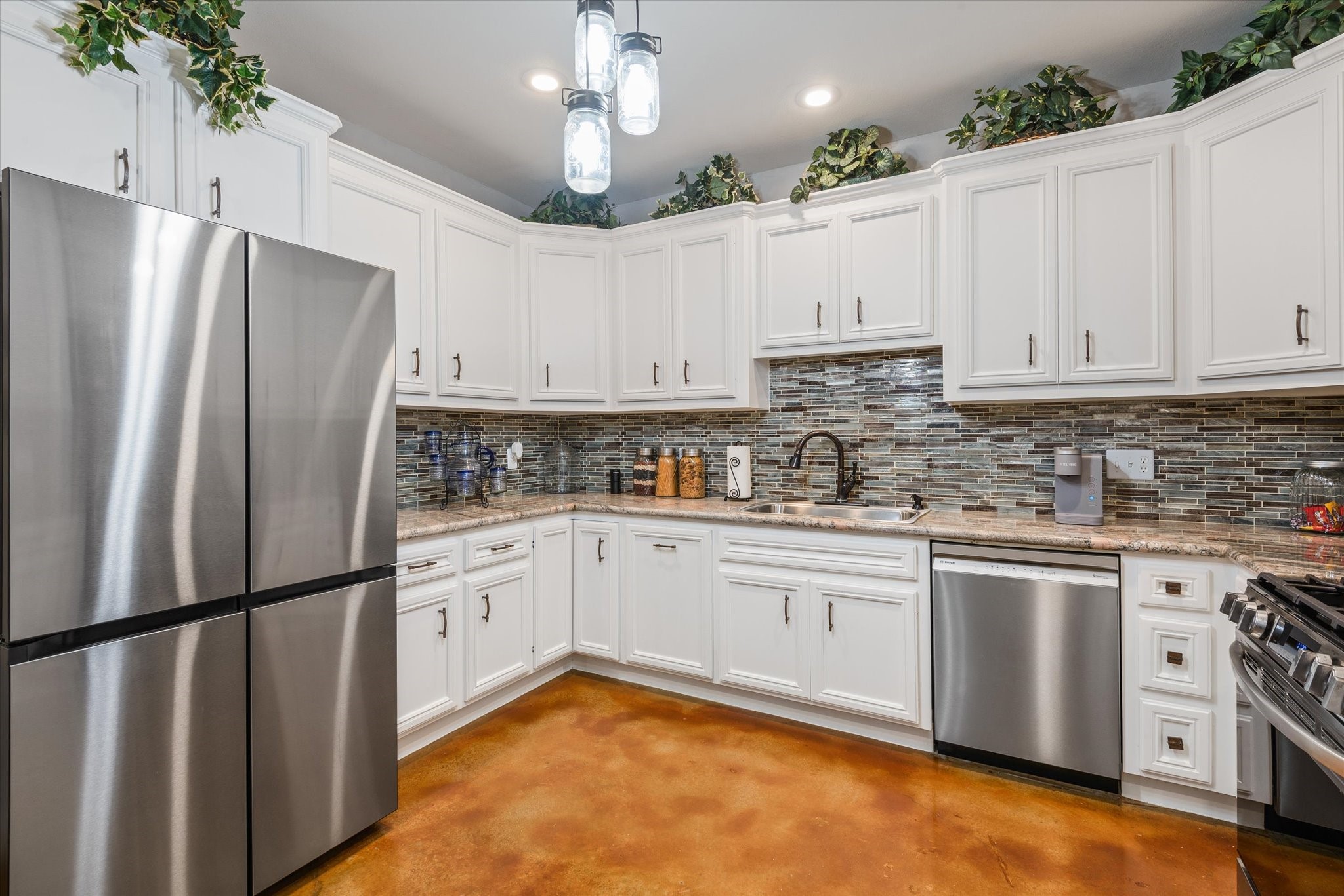 Stainless-steel appliances